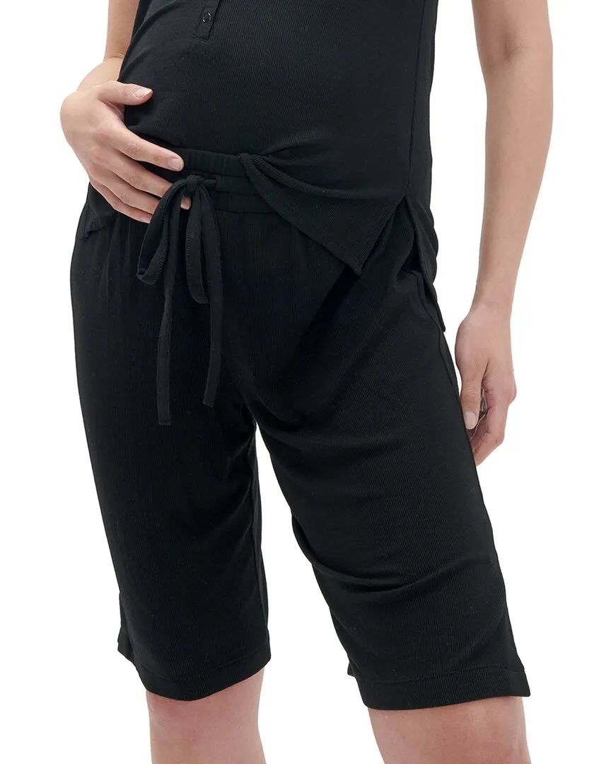 HATCH Maternity The Softest Rib Short