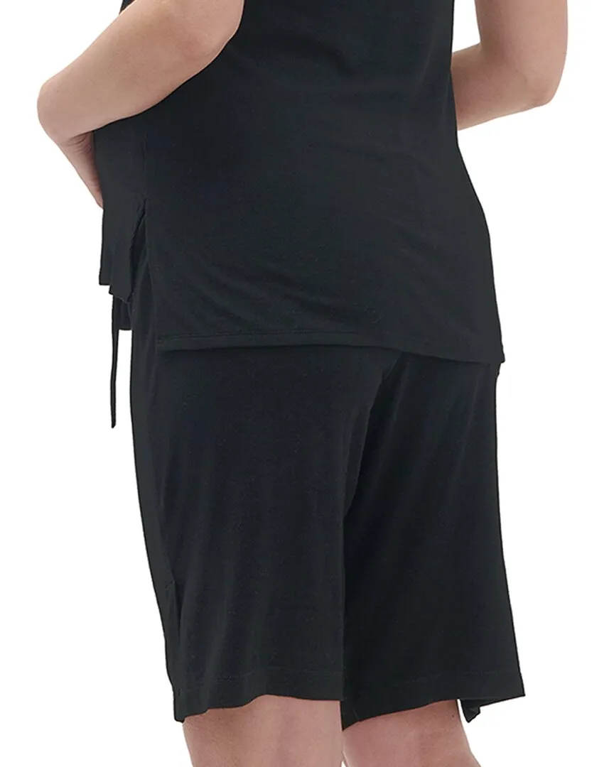 HATCH Maternity The Softest Rib Short