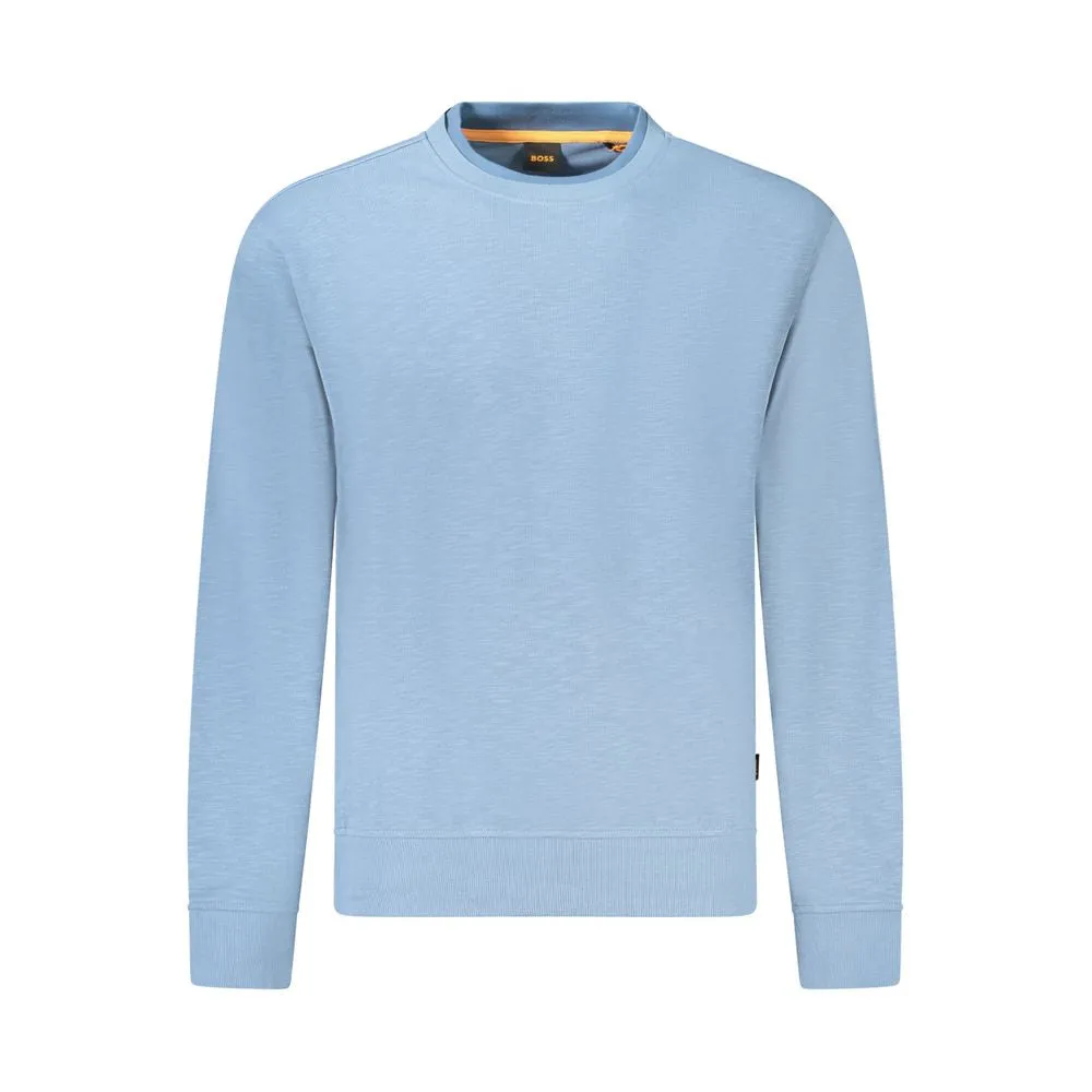 Hugo Boss blue Cotton Men Men's Sweater