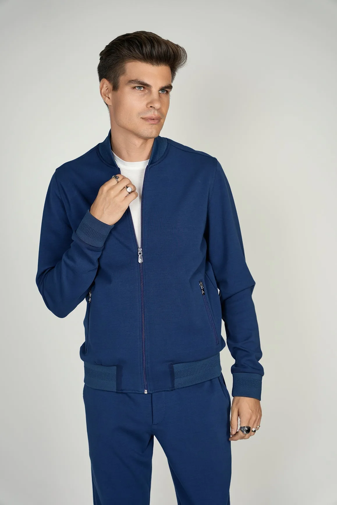 Indigo Bomber Pants
