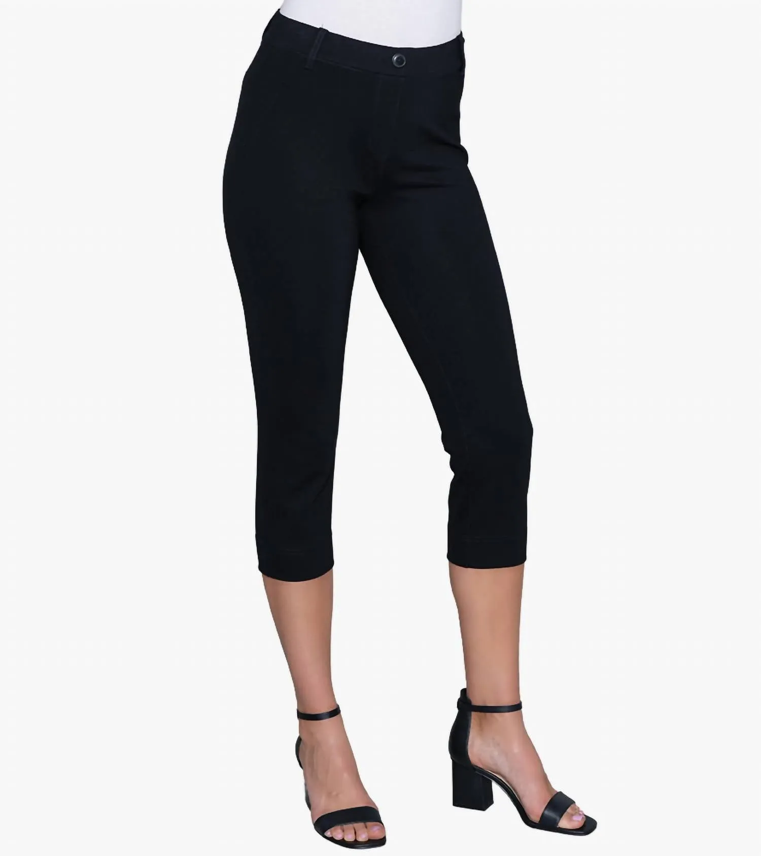 Just Right Cropped Pants In Black