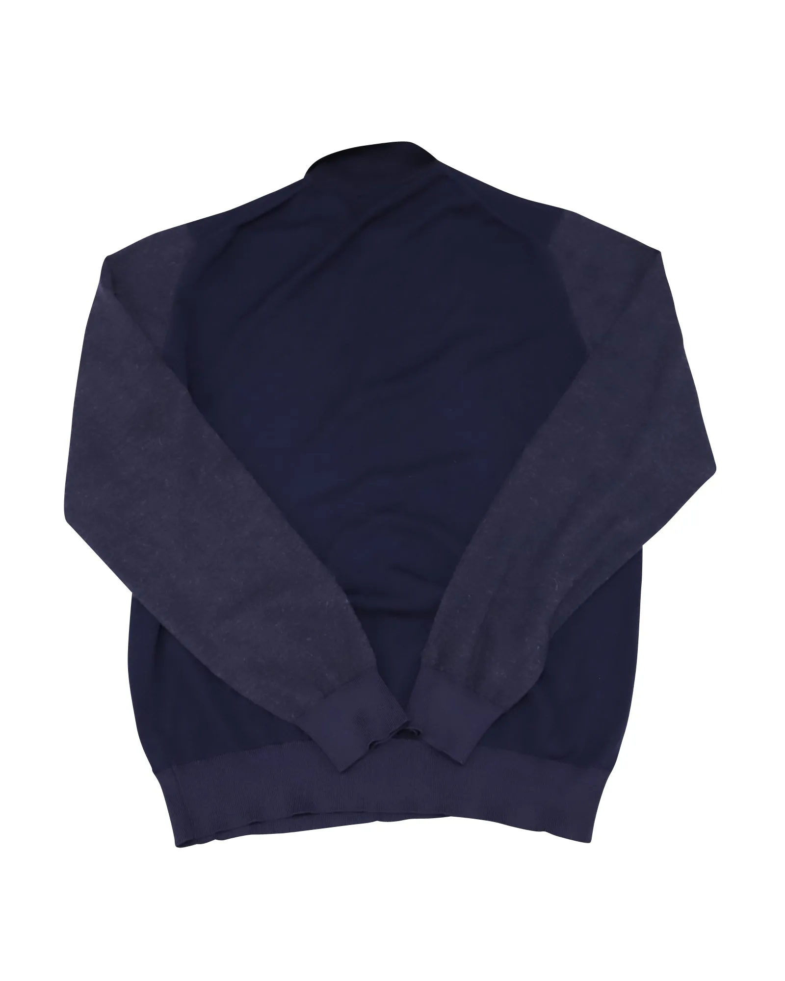Lanvin Long sleeves Shirt in Navy Blue Wool