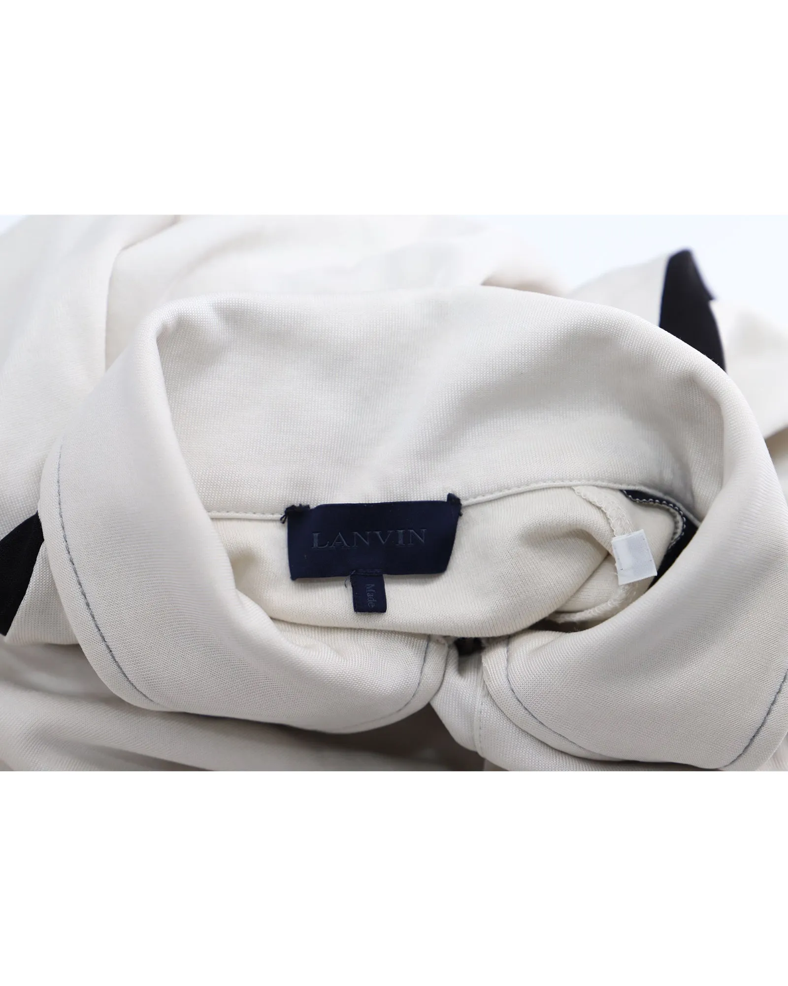Lanvin Track Jacket in Beige Cotton