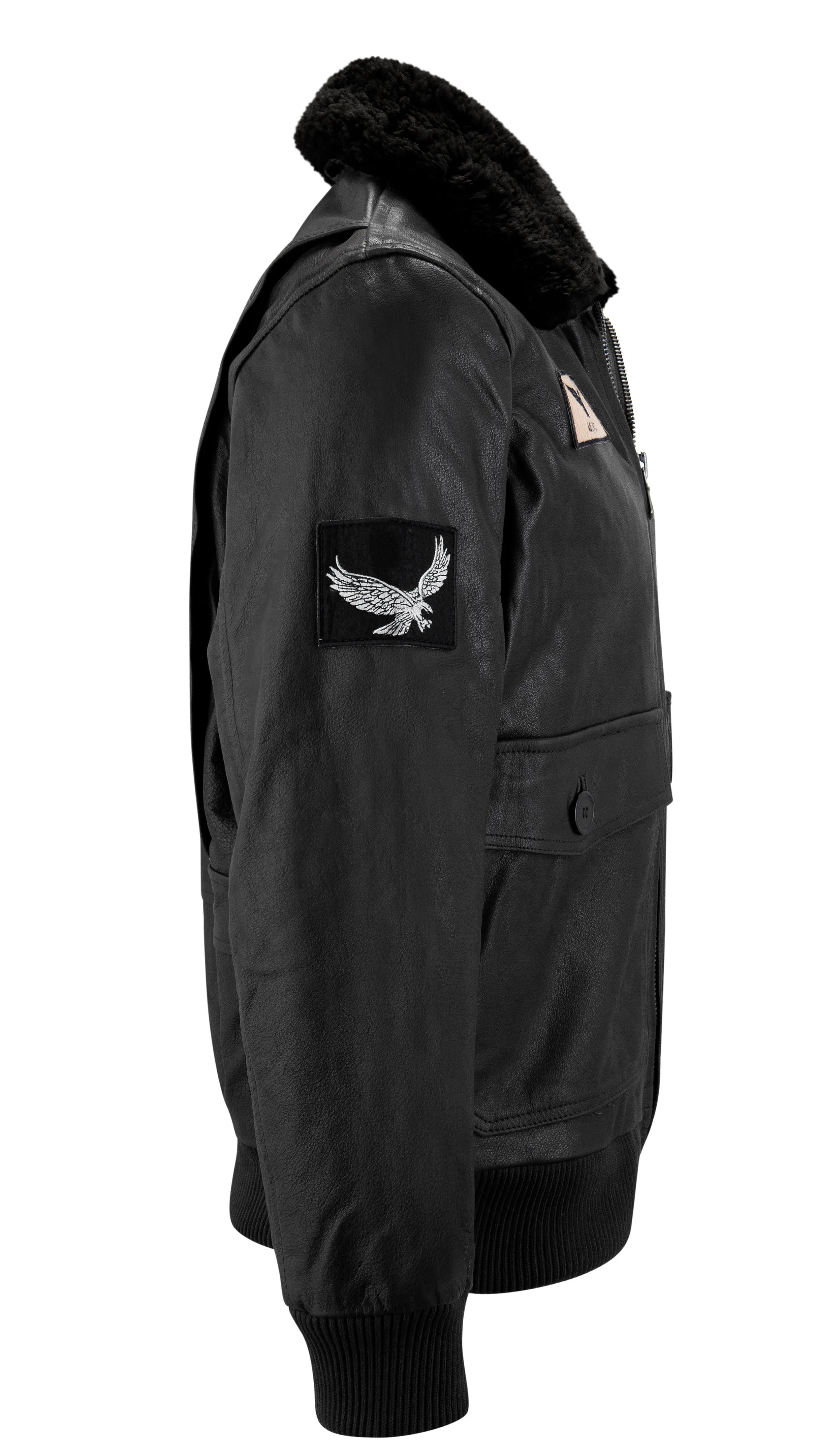 Leather Air Force Pilot Bomber Jacket