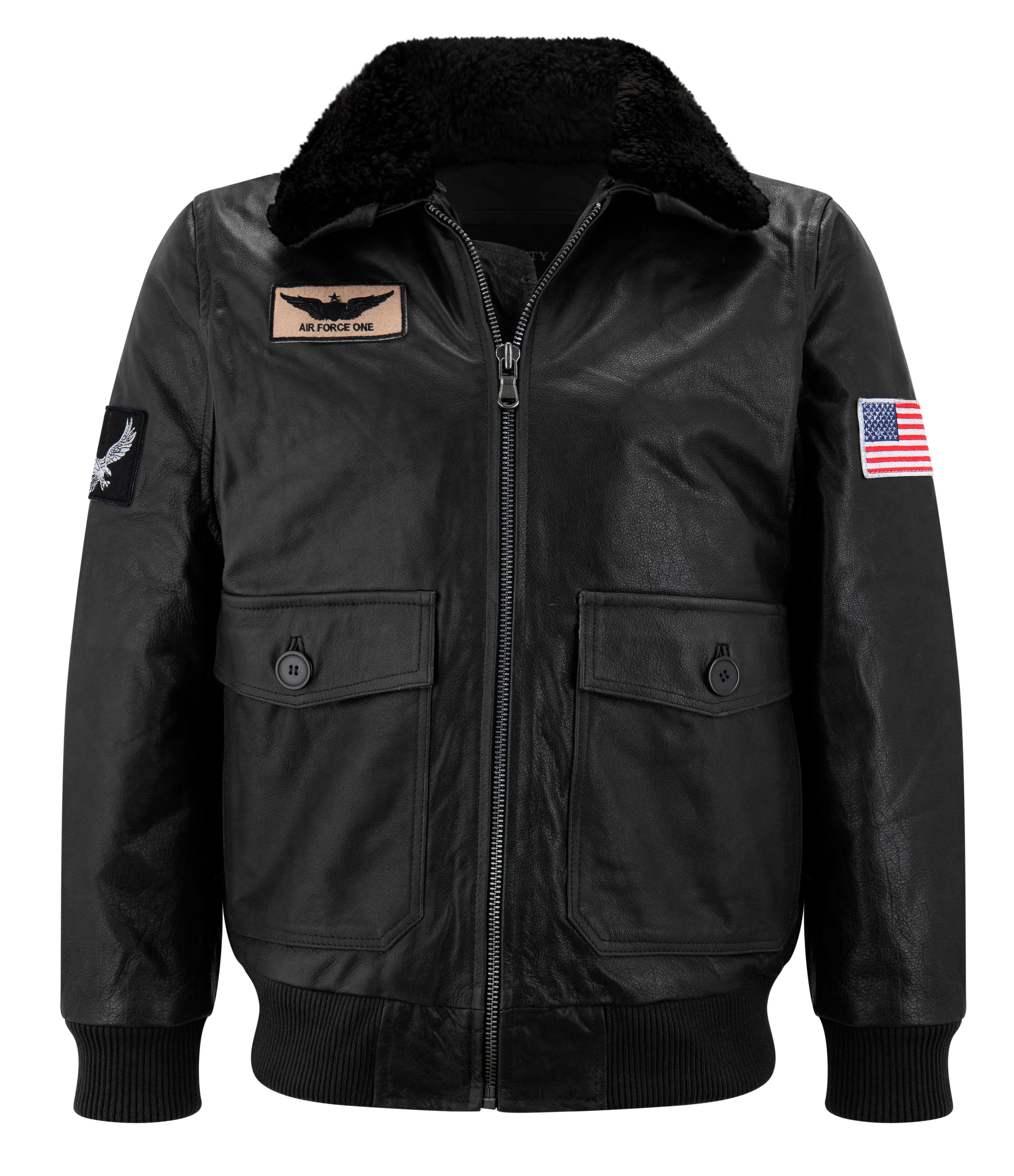 Leather Air Force Pilot Bomber Jacket