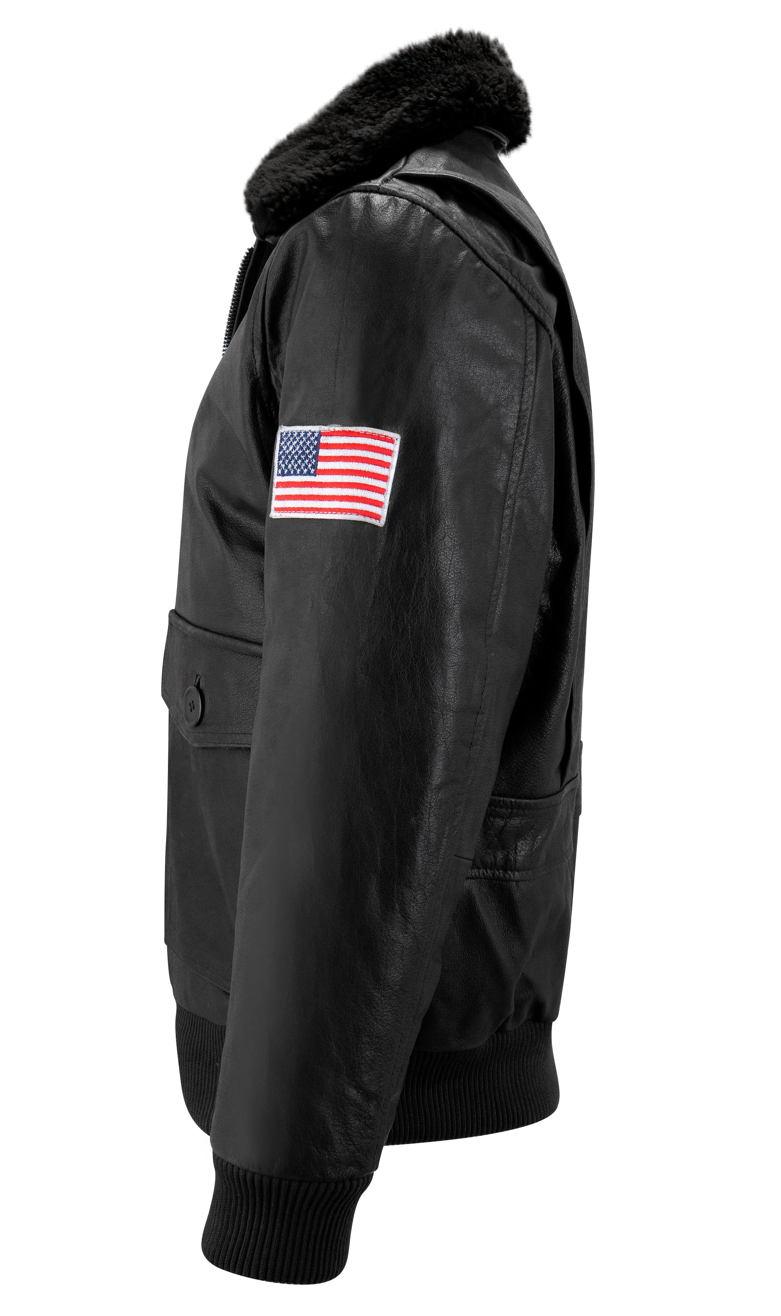 Leather Air Force Pilot Bomber Jacket