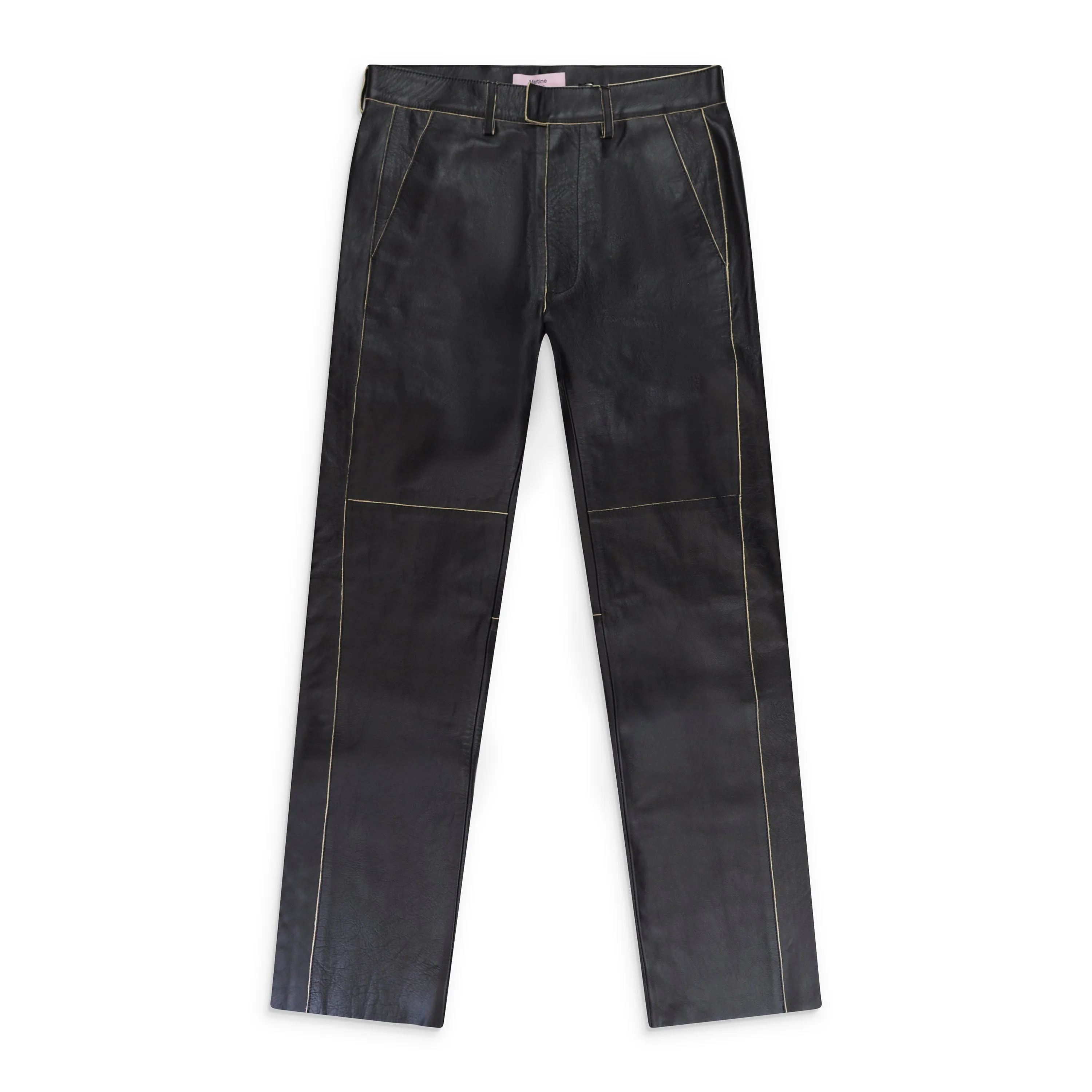 LEATHER RELAXED FIT LEATHER TROUSER