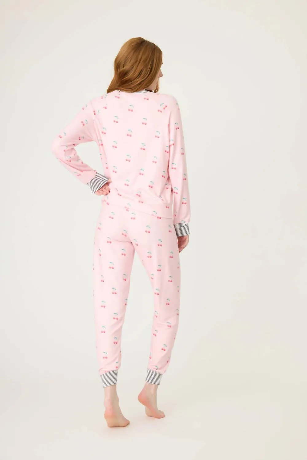 Life Is Sweet Pj Set In Ballet Pink