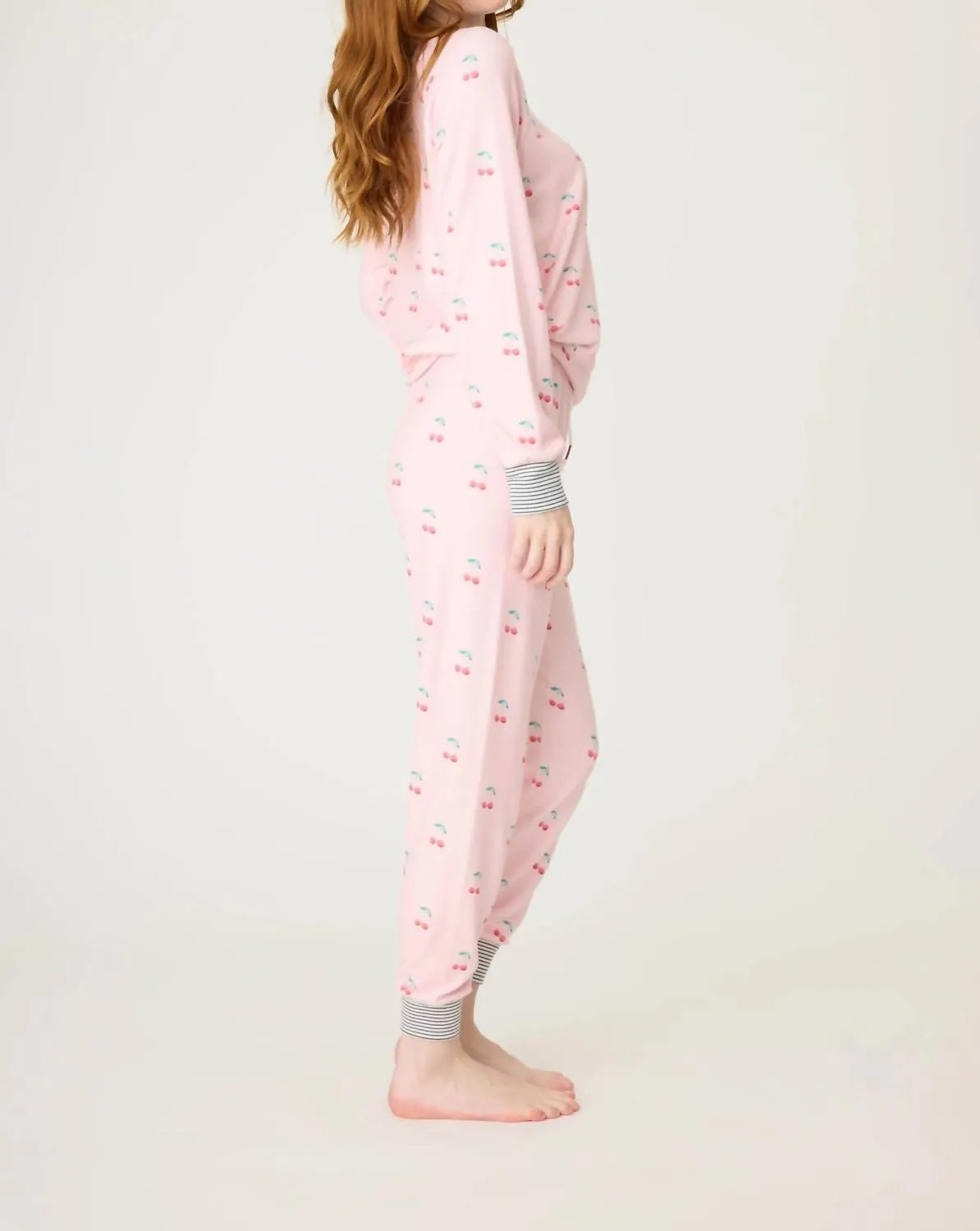 Life Is Sweet Pj Set In Ballet Pink