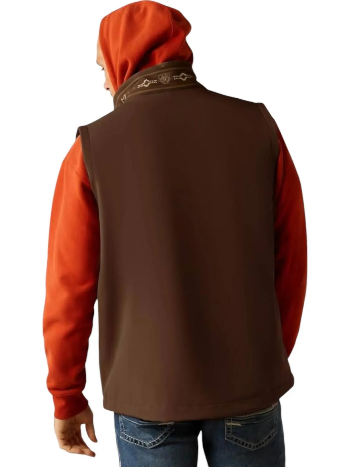 Logan Softshell Vest In Banyan Bark