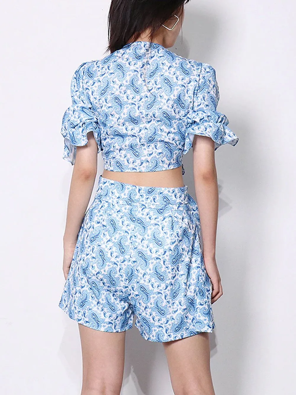 MALENA Top & Shorts Set