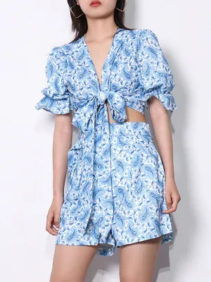 MALENA Top & Shorts Set