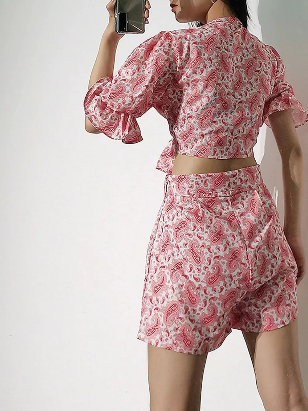 MALENA Top & Shorts Set