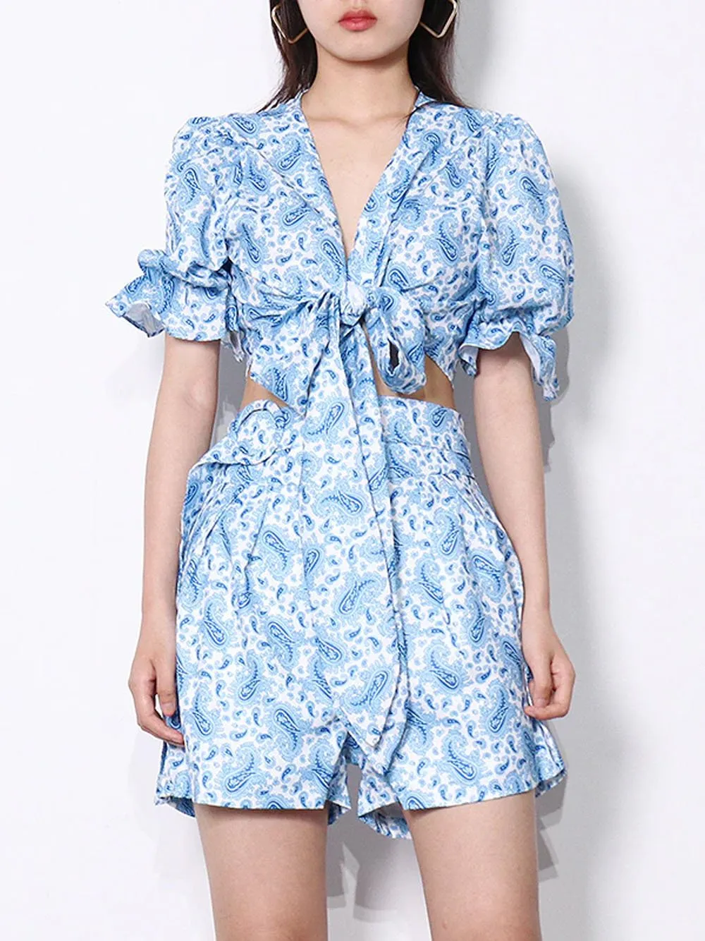 MALENA Top & Shorts Set