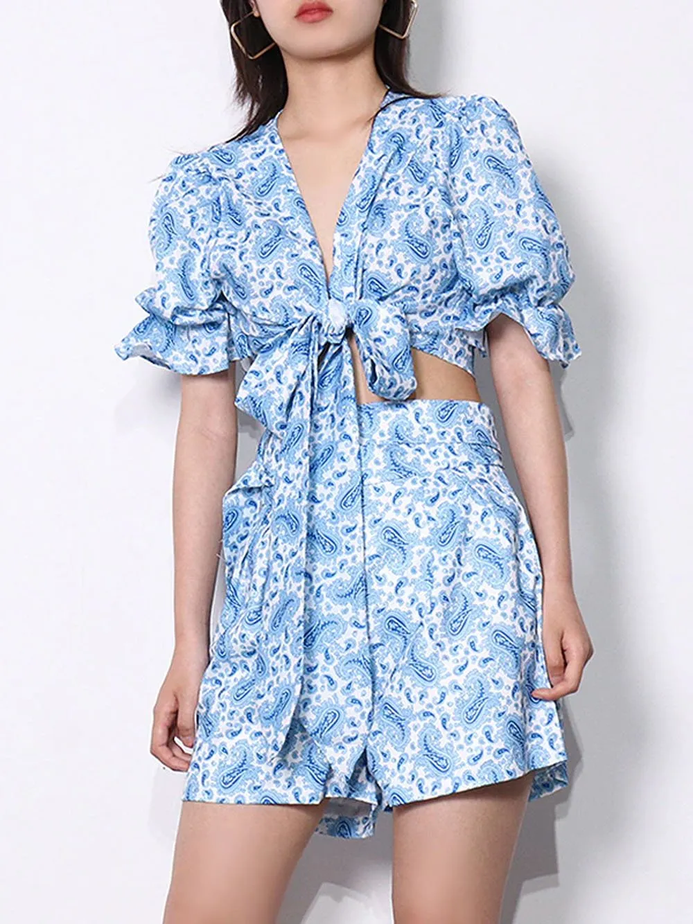 MALENA Top & Shorts Set