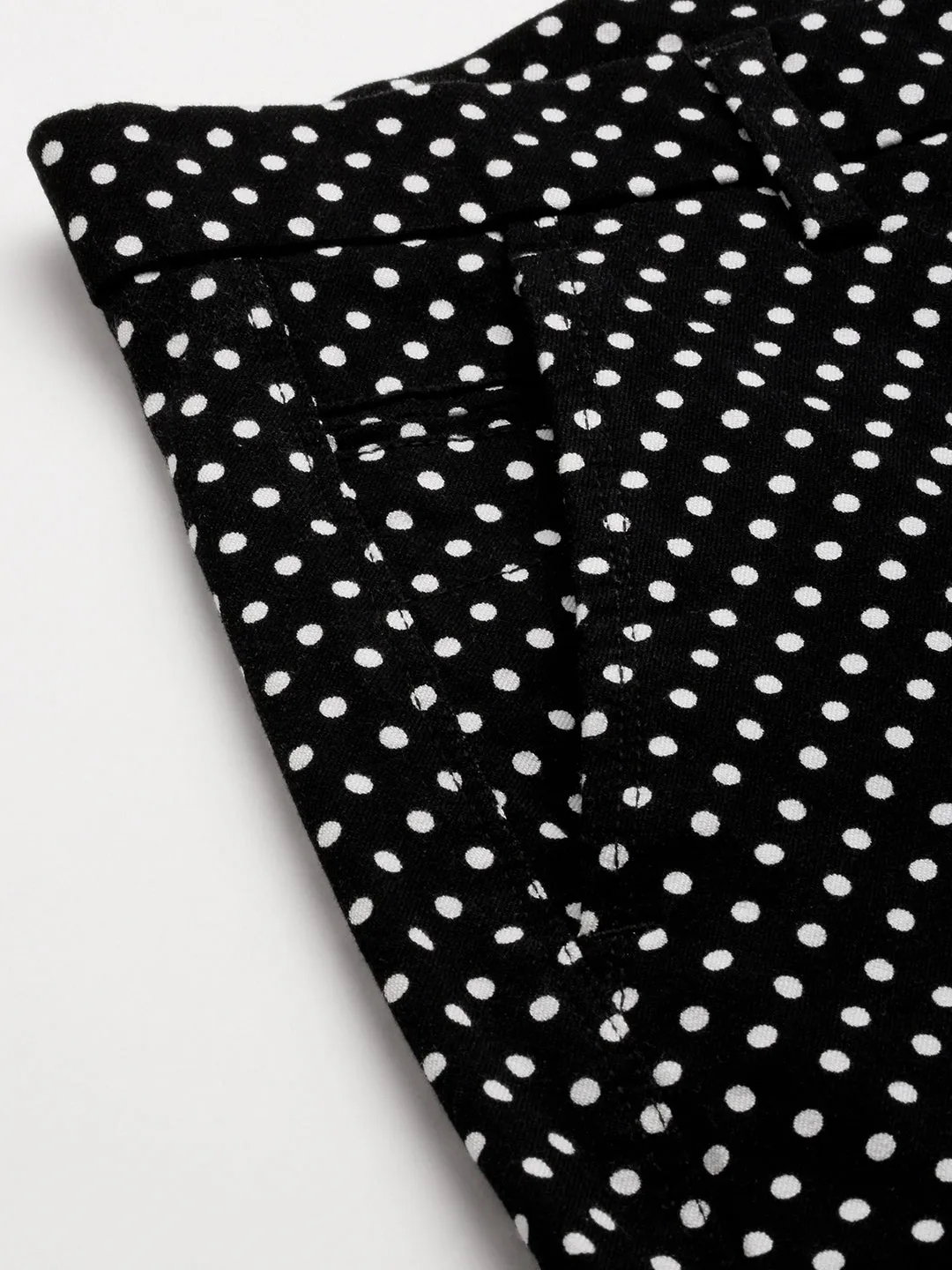 Men Black Printed Cotton Knee Length Regular Fit Shorts