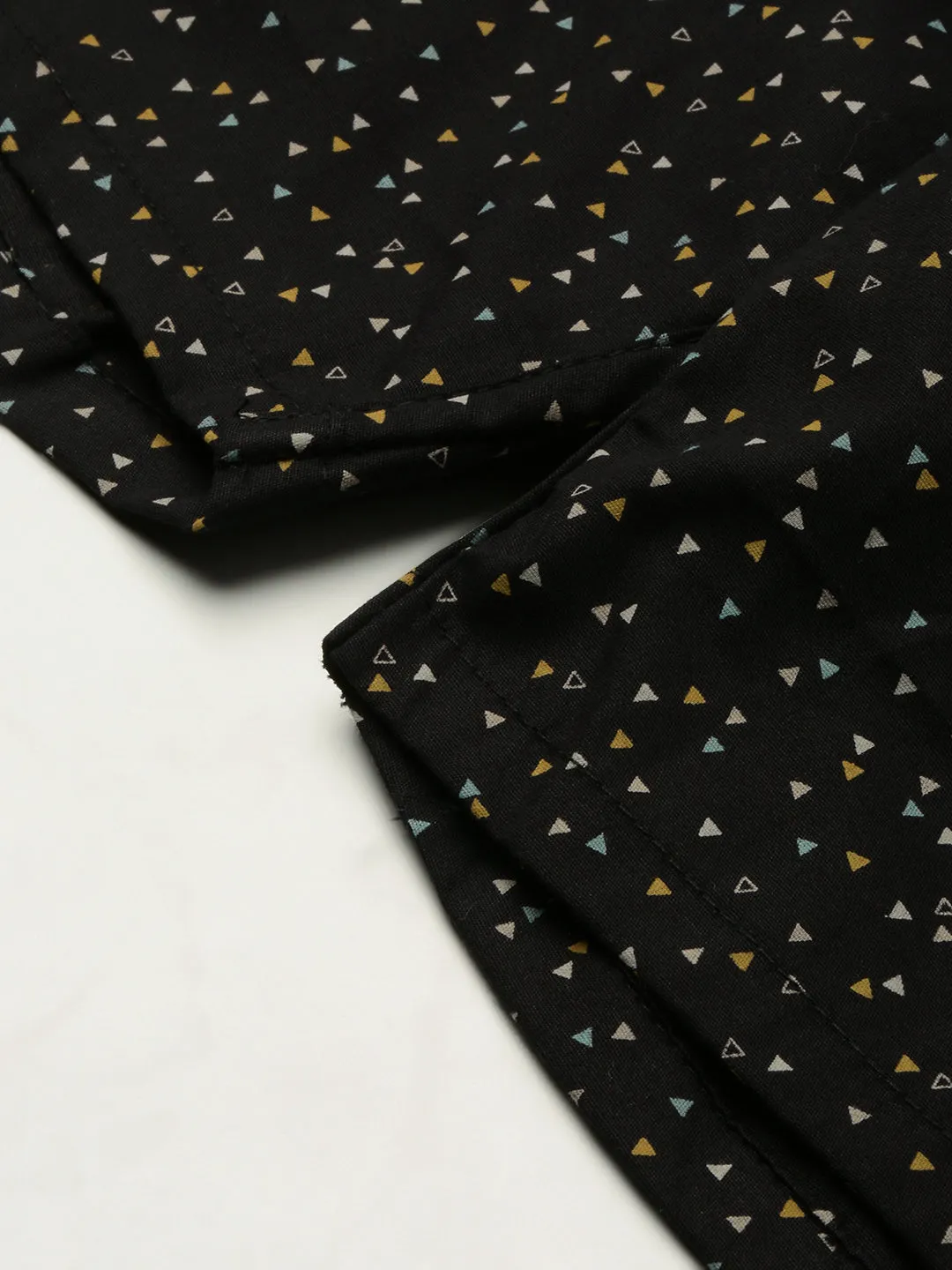 Men Black Slim Fit Conversational Printed Cotton Boxer