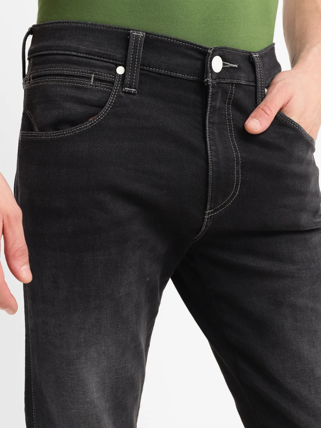 Men's 512 Black Slim Tapered Fit Mid Rise Jeans