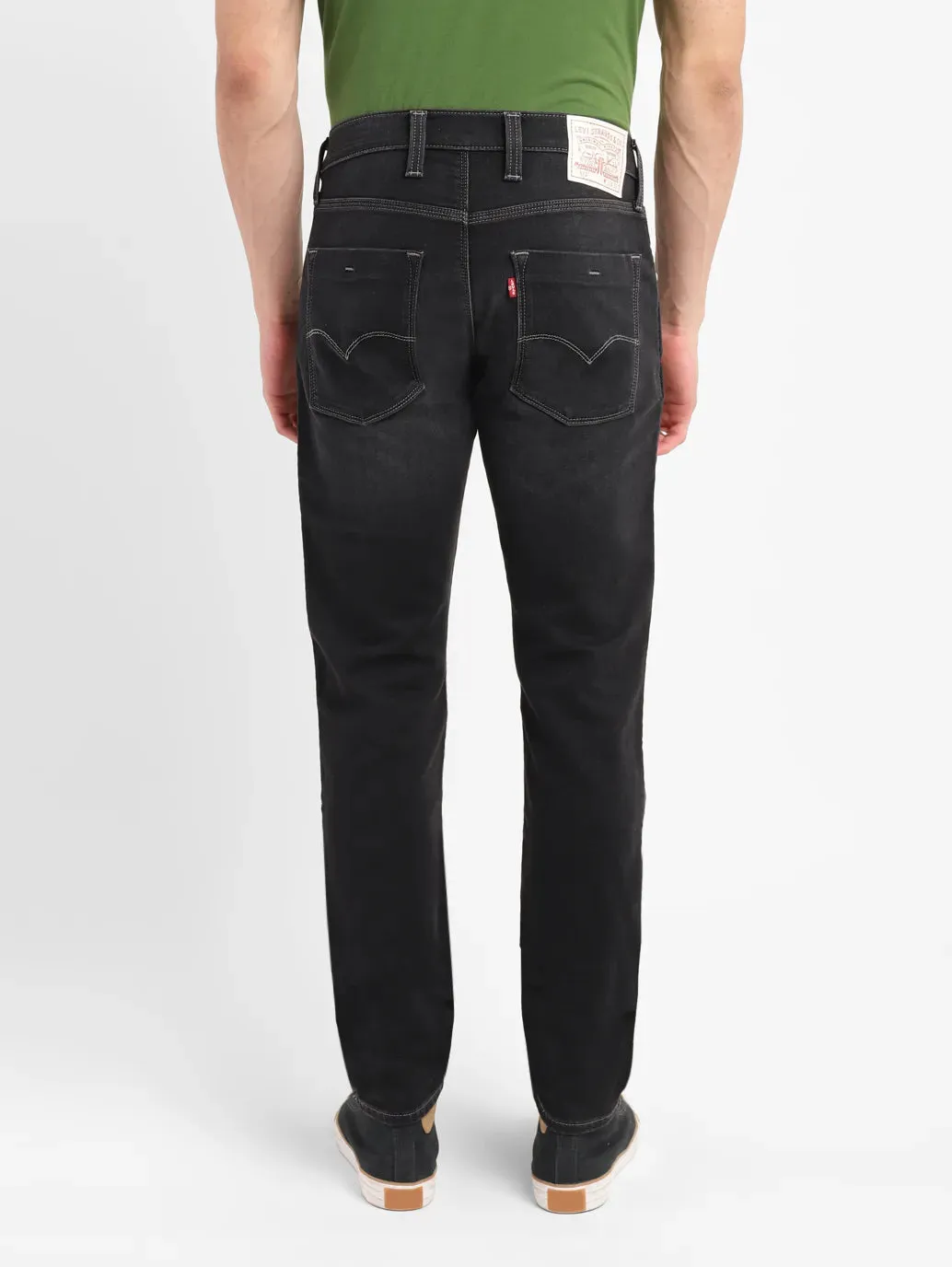 Men's 512 Black Slim Tapered Fit Mid Rise Jeans