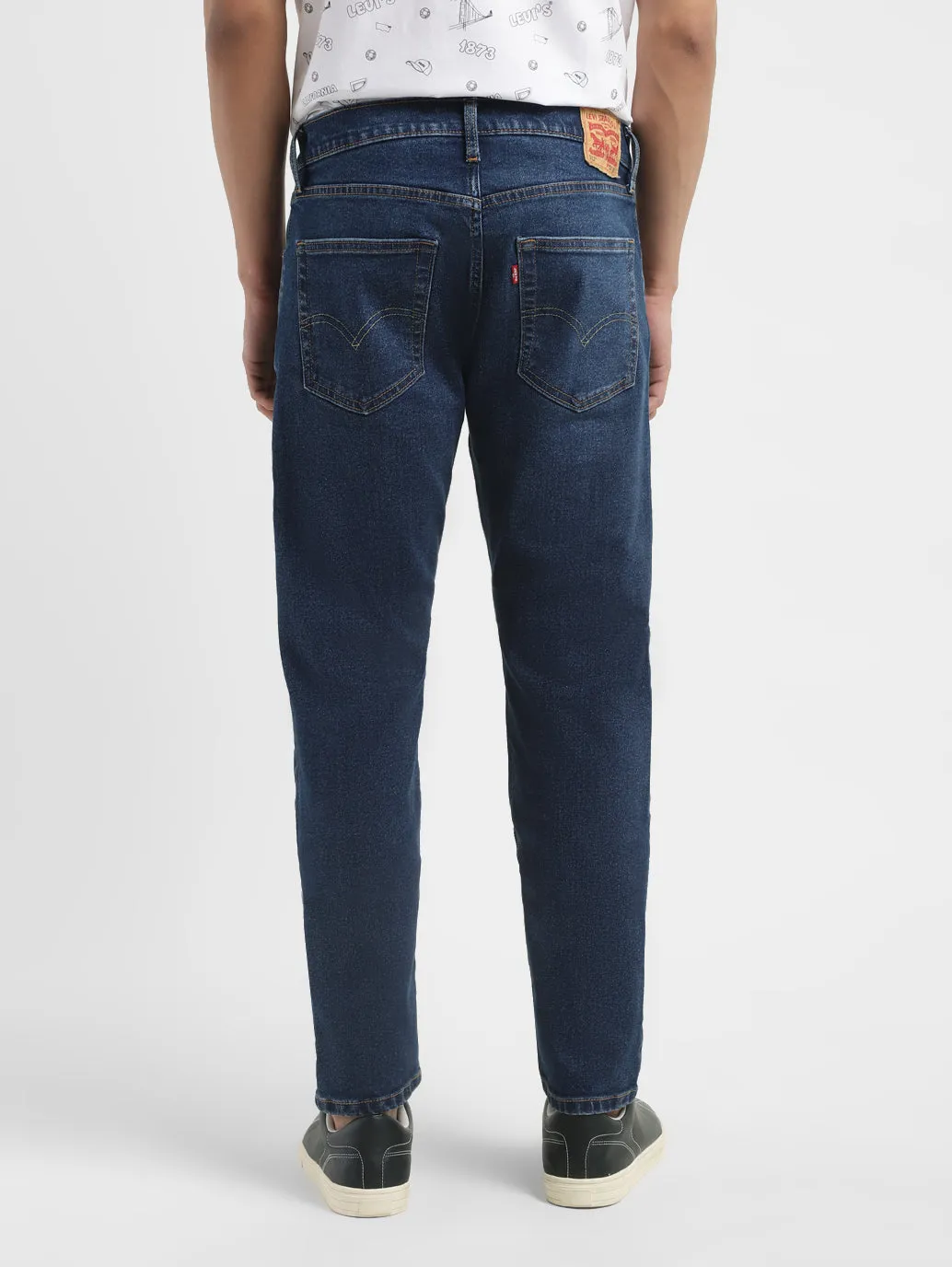 Men's 512 Blue Slim Tapered Fit Mid Rise Jeans