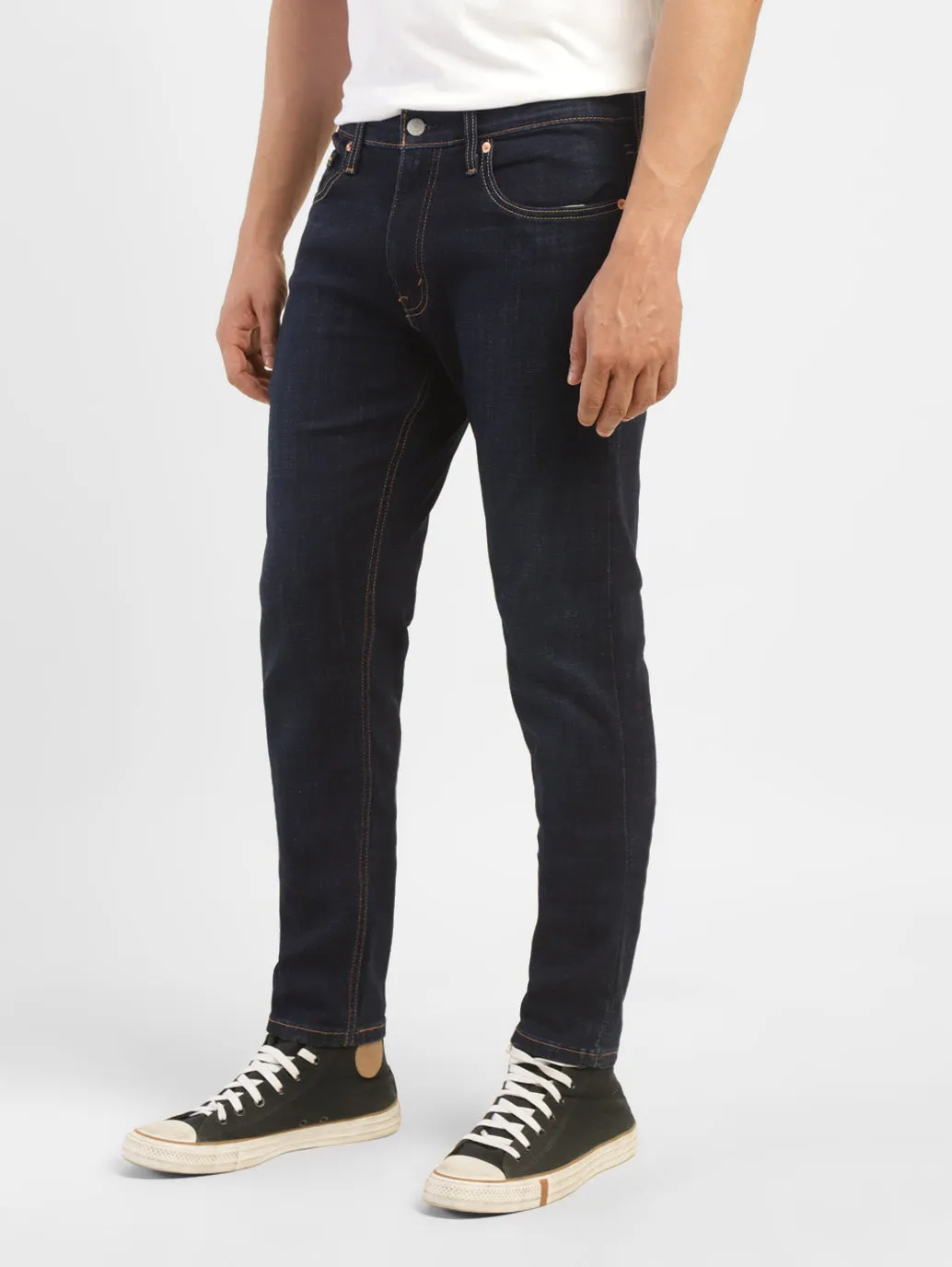 Men's 512 Blue Slim Tapered Fit Mid Rise Jeans