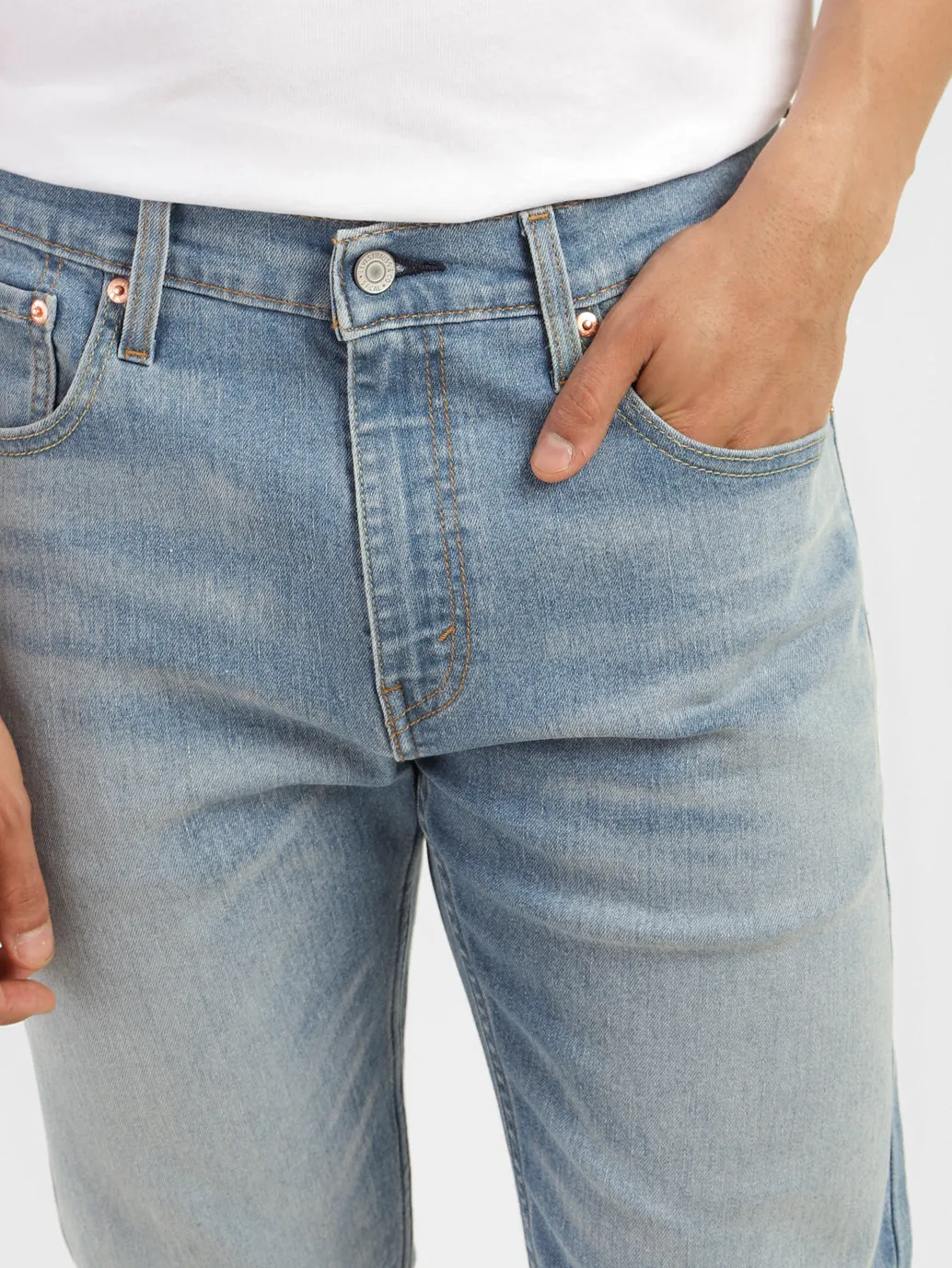 Men's 512 Blue Slim Tapered Fit Mid Rise Jeans