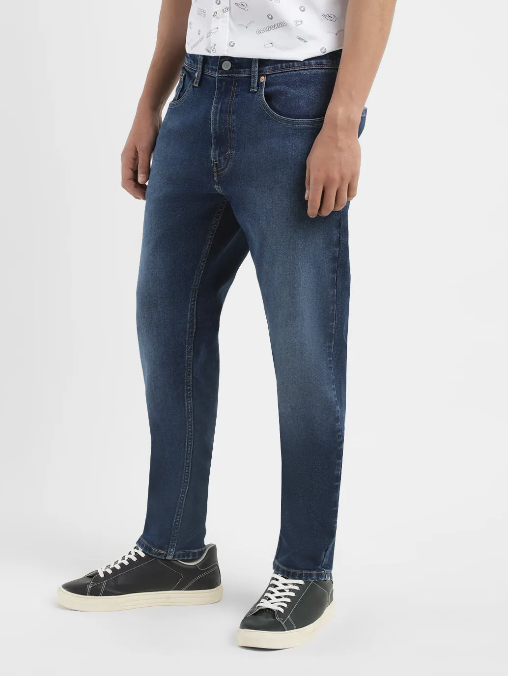 Men's 512 Blue Slim Tapered Fit Mid Rise Jeans