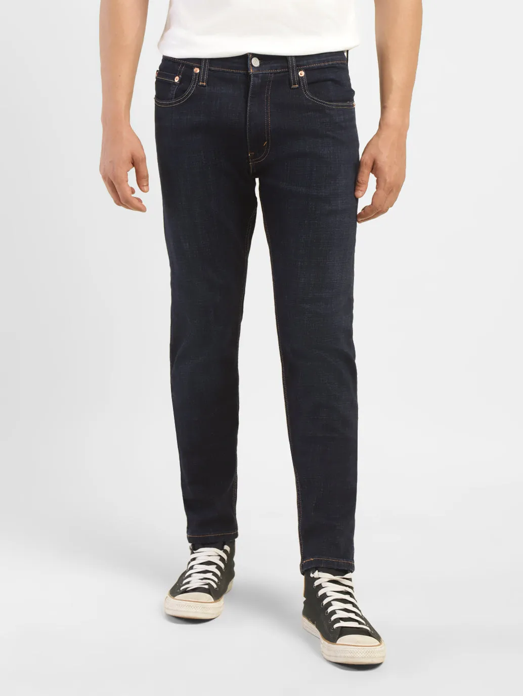Men's 512 Blue Slim Tapered Fit Mid Rise Jeans