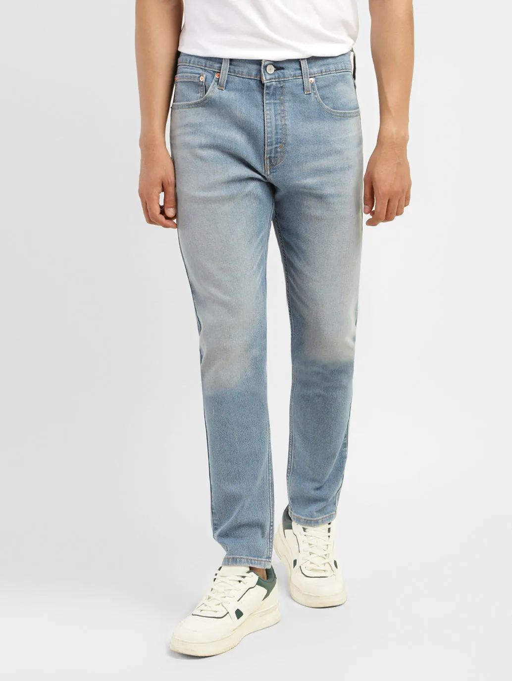 Men's 512 Blue Slim Tapered Fit Mid Rise Jeans
