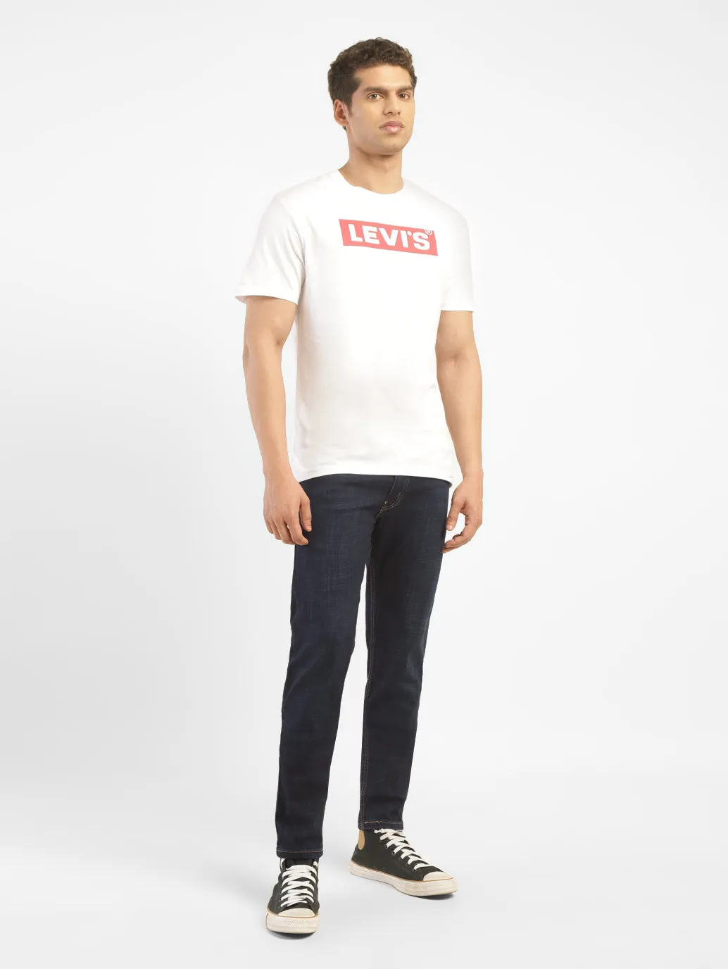 Men's 512 Blue Slim Tapered Fit Mid Rise Jeans