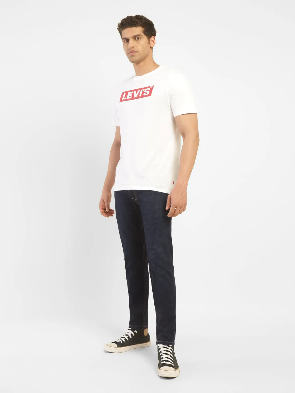 Men's 512 Blue Slim Tapered Fit Mid Rise Jeans