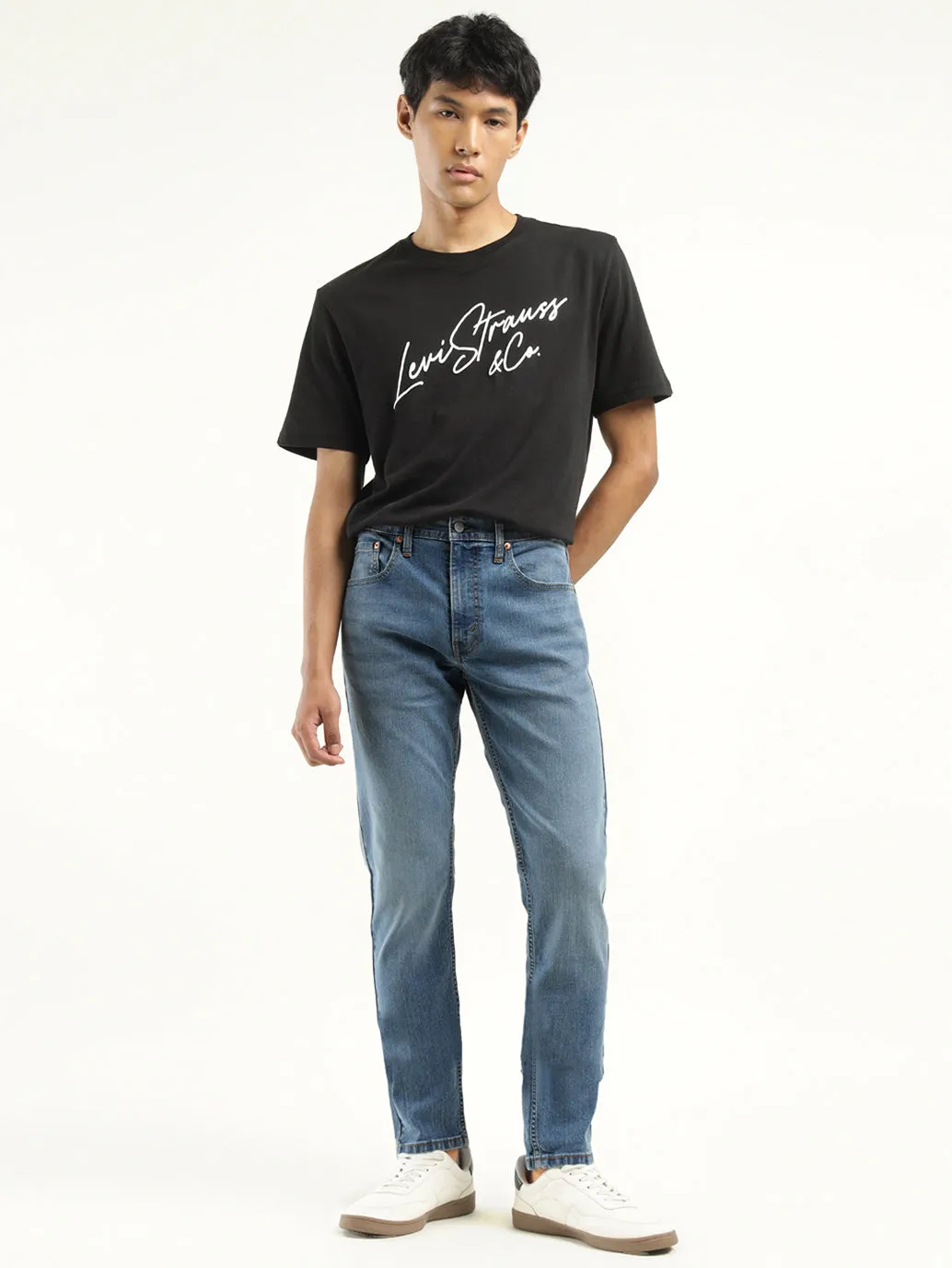 Men's 512 Indigo Slim Tapered Fit Mid Rise Jeans