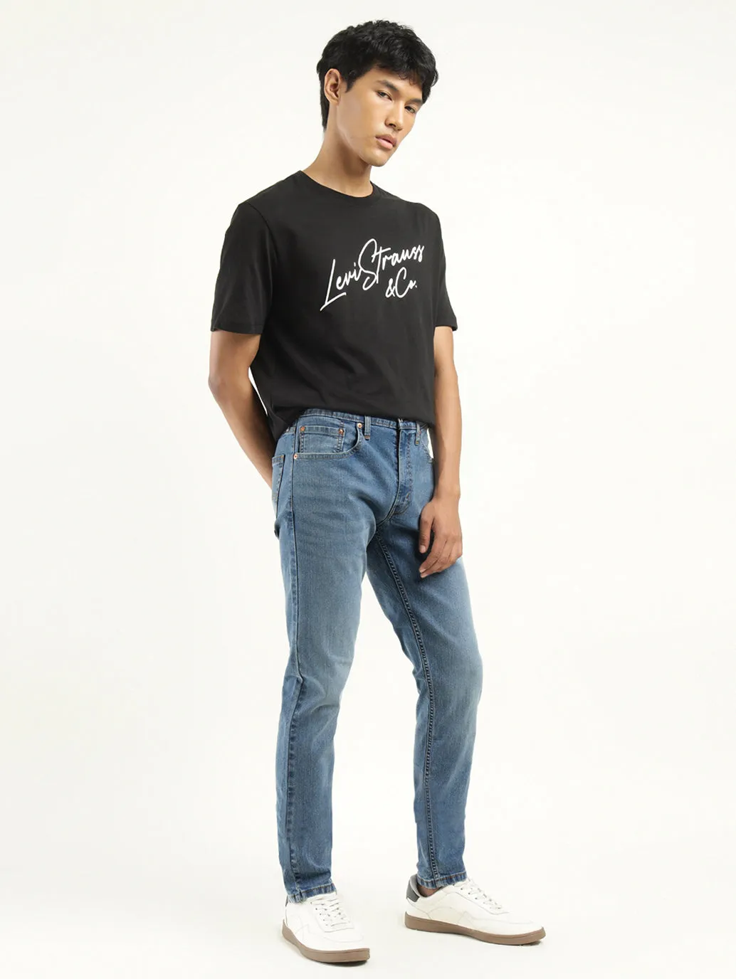 Men's 512 Indigo Slim Tapered Fit Mid Rise Jeans
