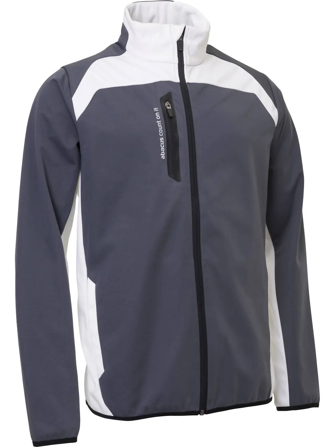 Men's Arden Softshell Jacket In Dark Grey/white