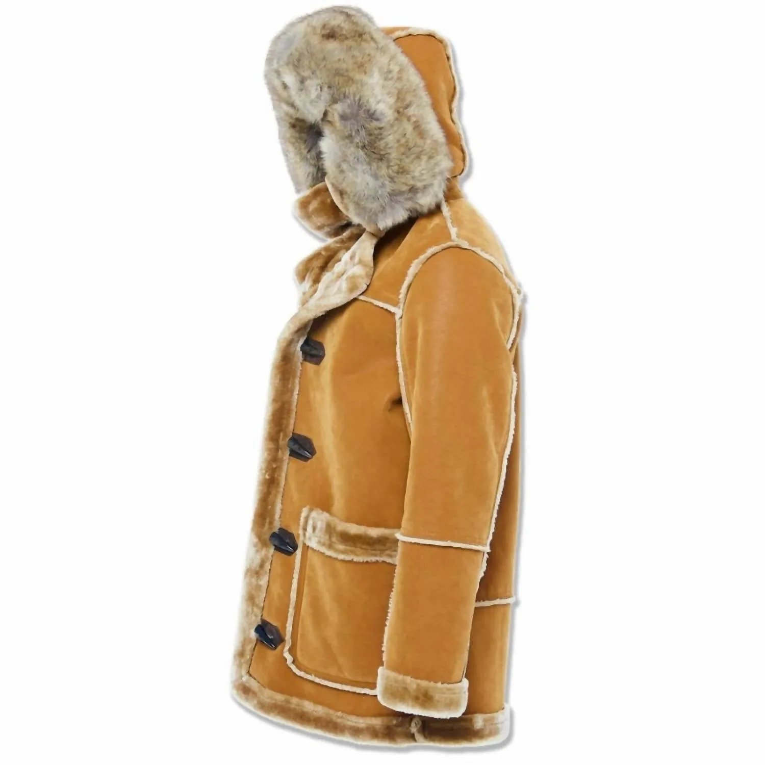 Men's Denali Shearling Jacket In Cognac