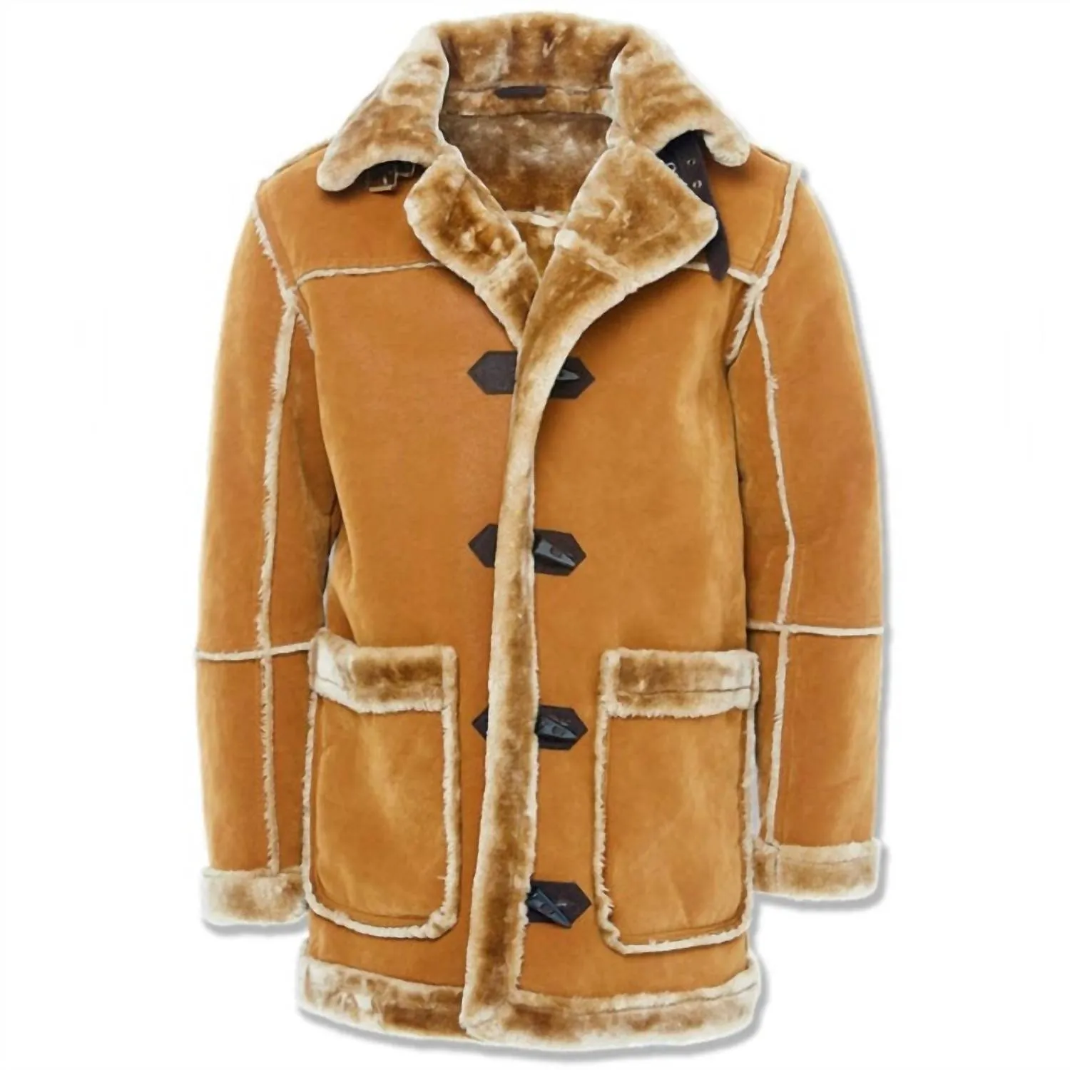 Men's Denali Shearling Jacket In Cognac