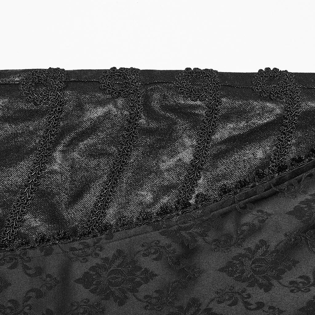 Men's Gothic Jacquard Lace Pants