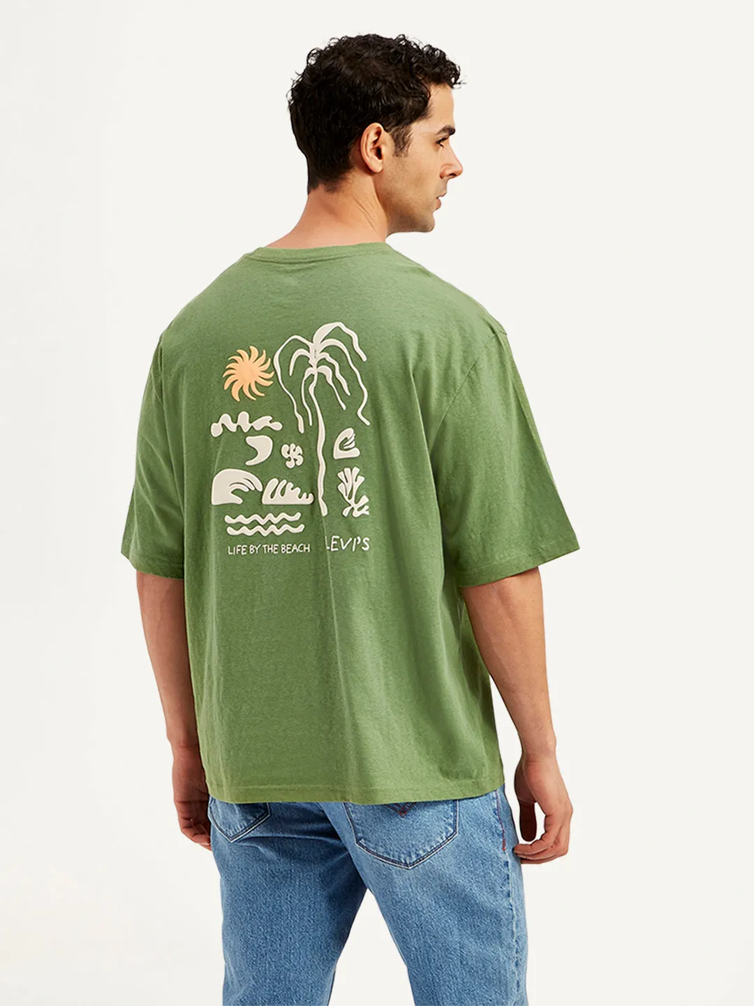 Men's Graphic Print Loose Fit T-Shirt