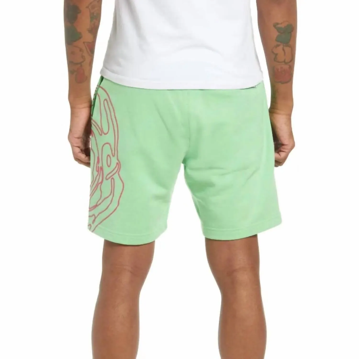 Men's Helmet Shorts In Summer Green