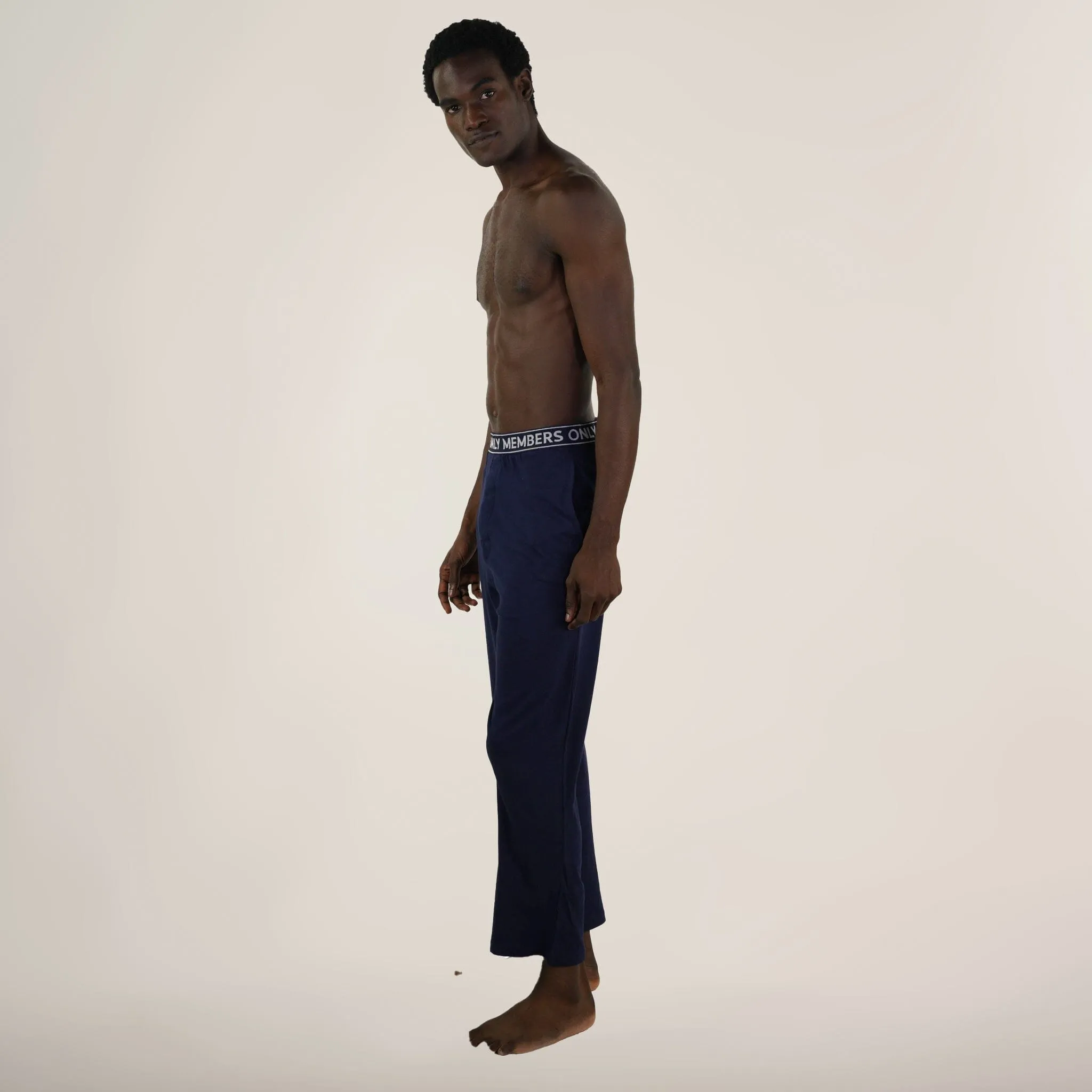 Men's Jersey Sleep Pant Logo Elastic