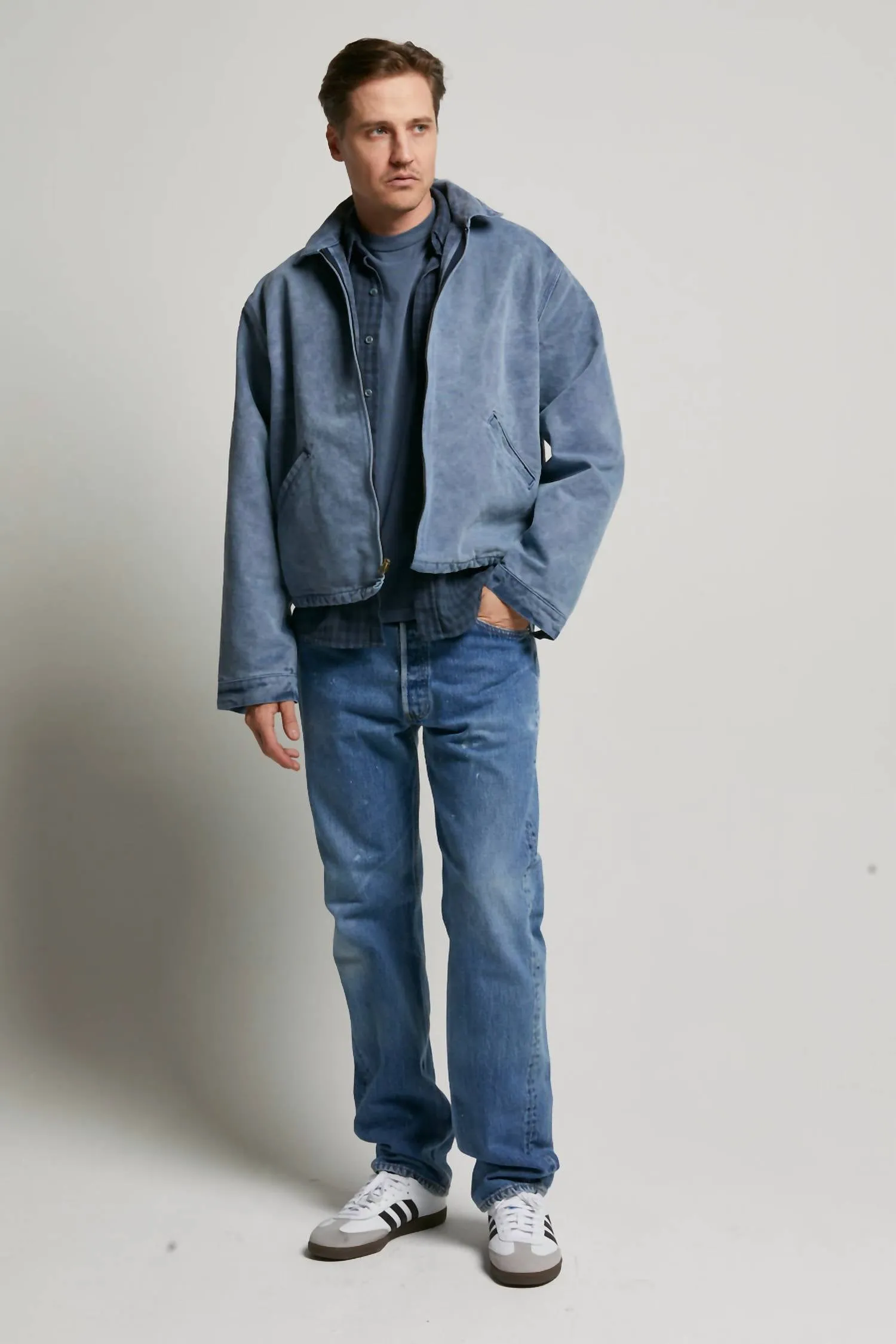 Men's Milo Zip Jacket In Petrol