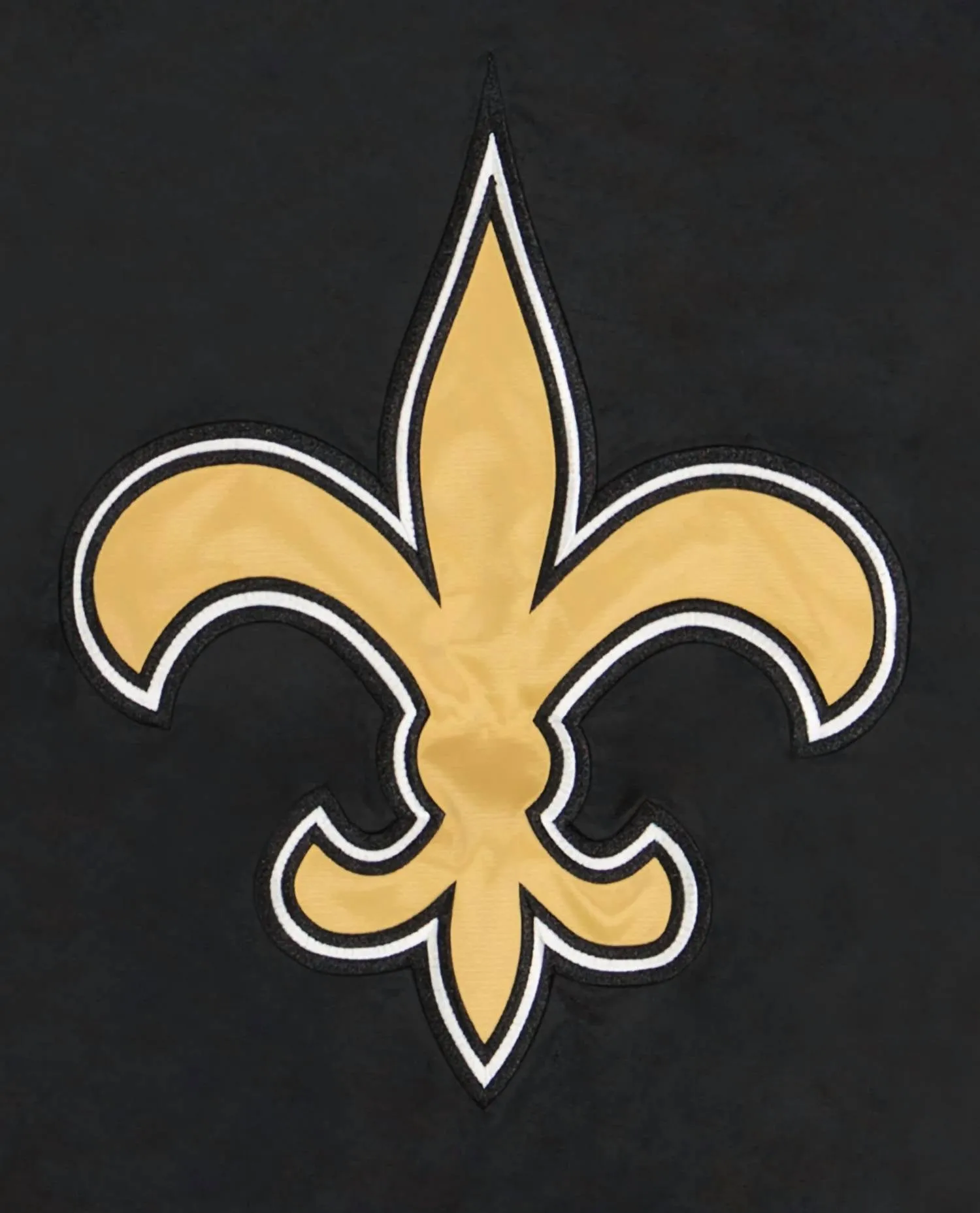Men's New Orleans Saints Pullover Half-Zip Impact Jacket In Black