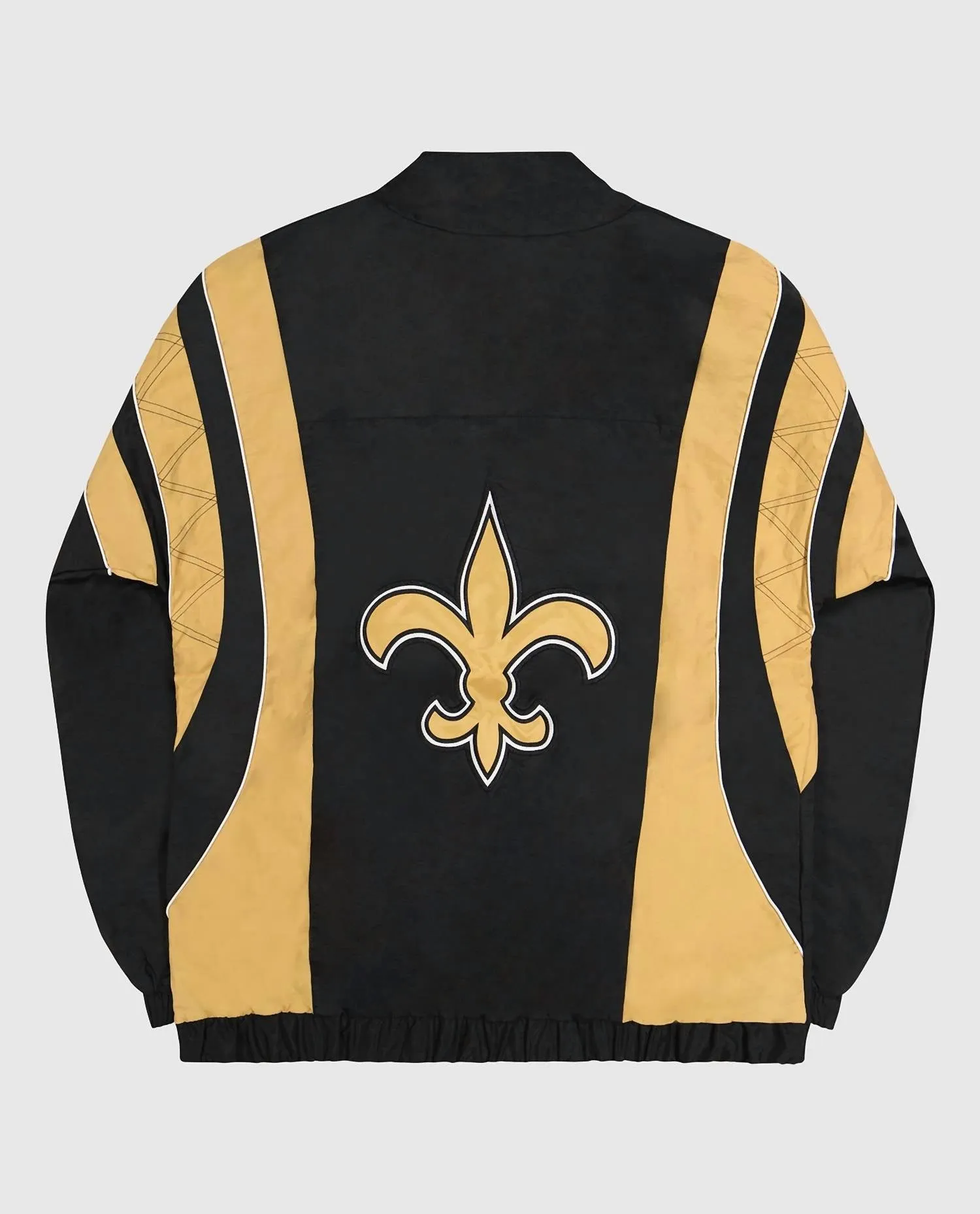 Men's New Orleans Saints Pullover Half-Zip Impact Jacket In Black