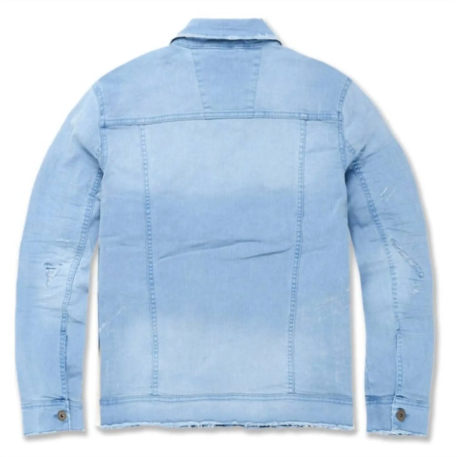 Men's Tribeca Twill Trucker Jacket In Sky Foam