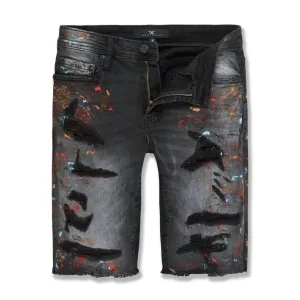 Men's Vengeance Denim Short In Industrial Black