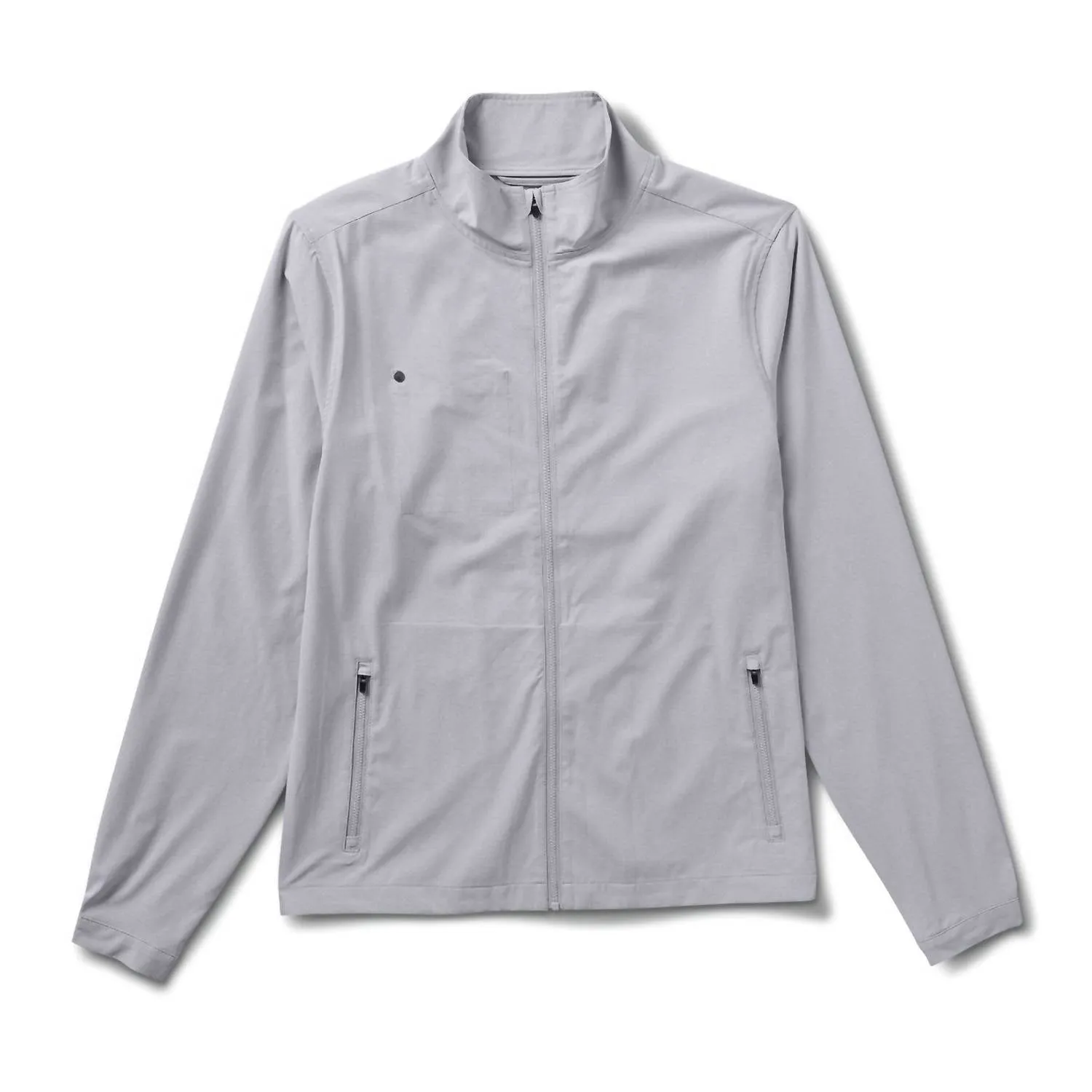Men's Venture Track Jacket In Platinum Linen Texture