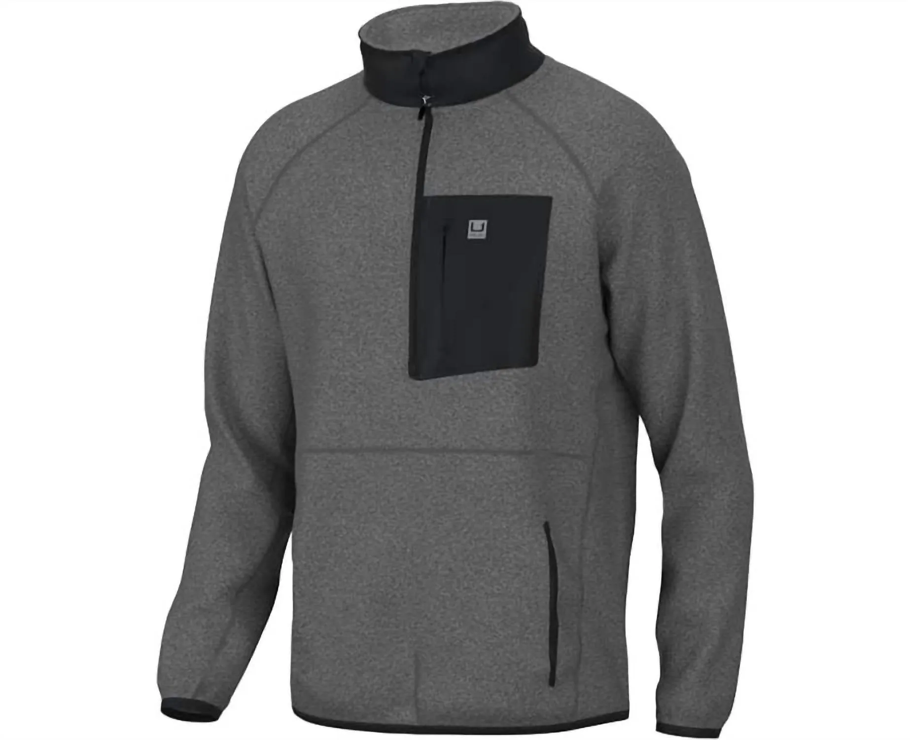 Men's Waypoint Fleece 1/2 Zip Jacket In Carbon Heather