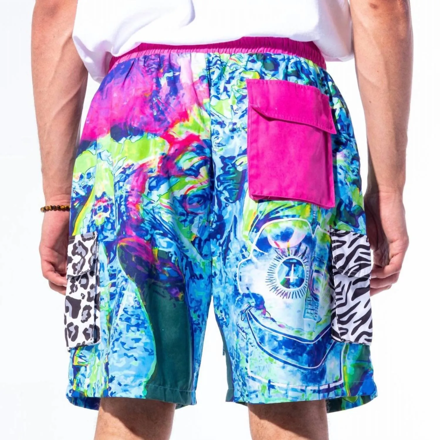 Men's Woogie Cabana Short In Blue