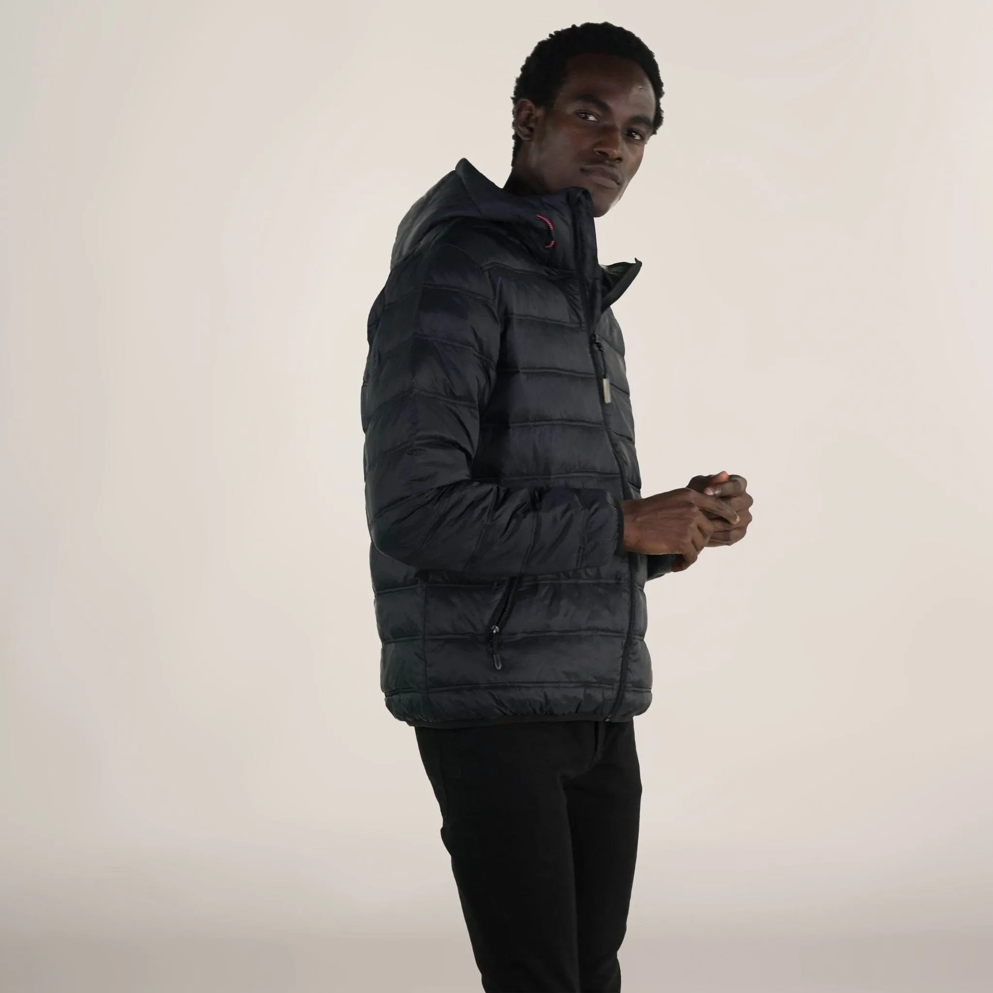 Men's Zip Front Puffer Jacket