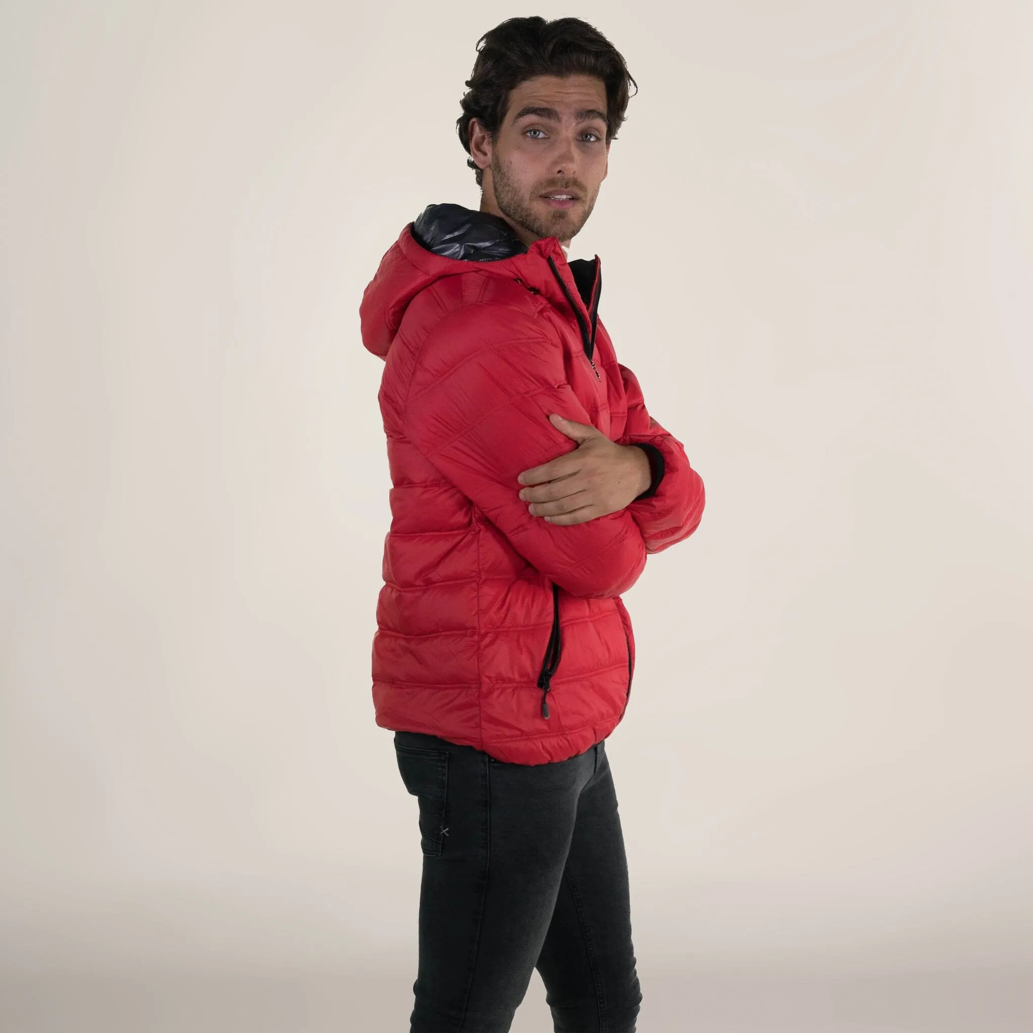Men's Zip Front Puffer Jacket